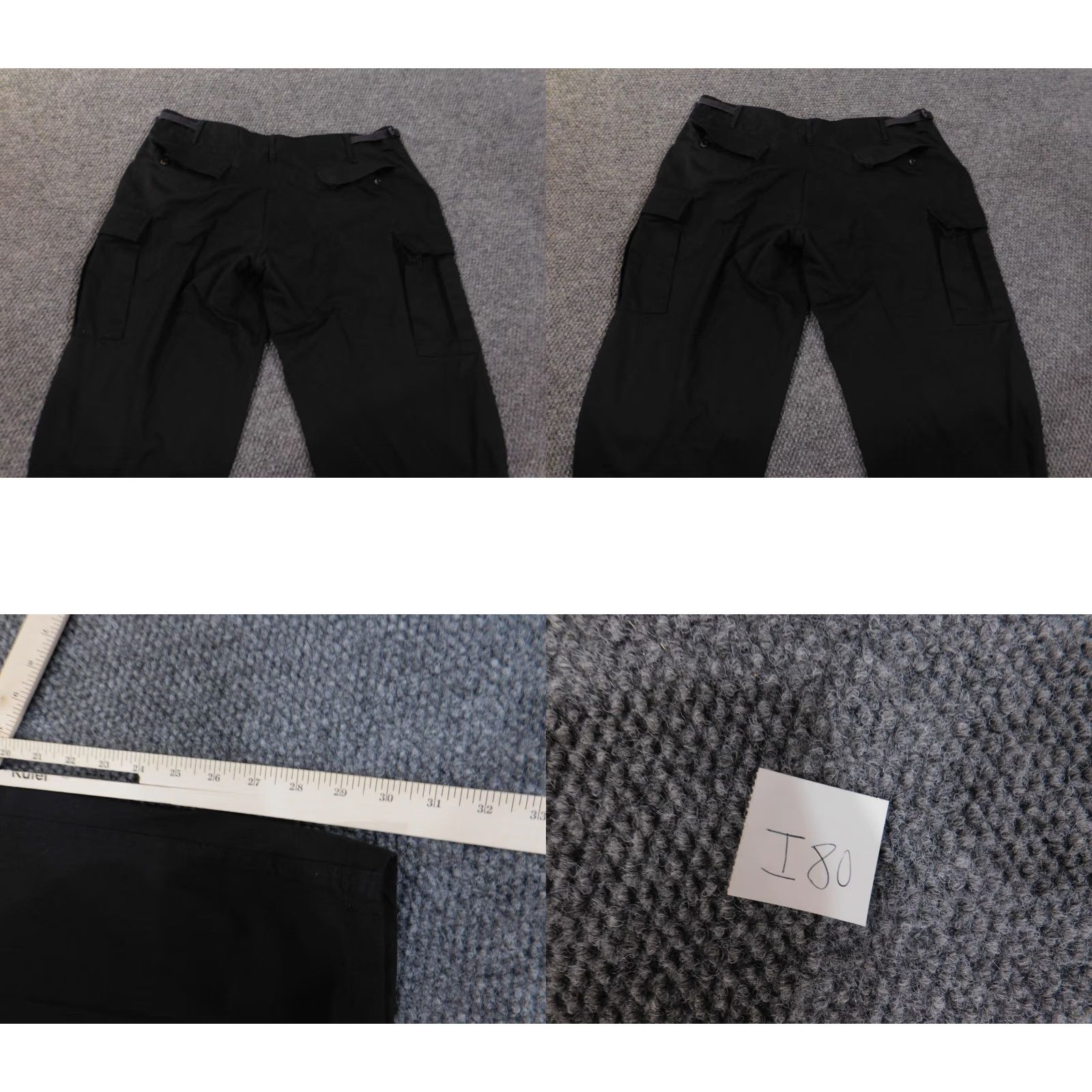 Vintage Tru-Spec Pants 40x32 Black Cargo Mens Utility Military Armed Forces Regular Straight Inseam 32 Size US 40 / EU 56 - 8 Thumbnail