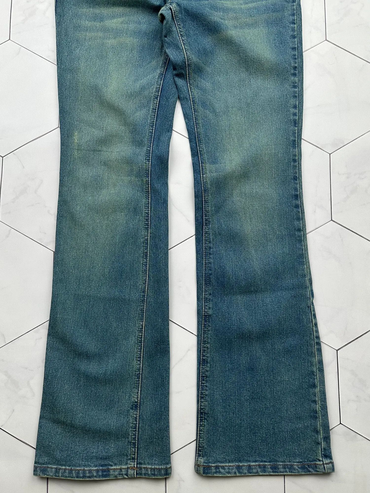 Vintage Vintage Faded Flare Jeans (B520)E2 Size 27" / US 4 / IT 40 - 3 Thumbnail