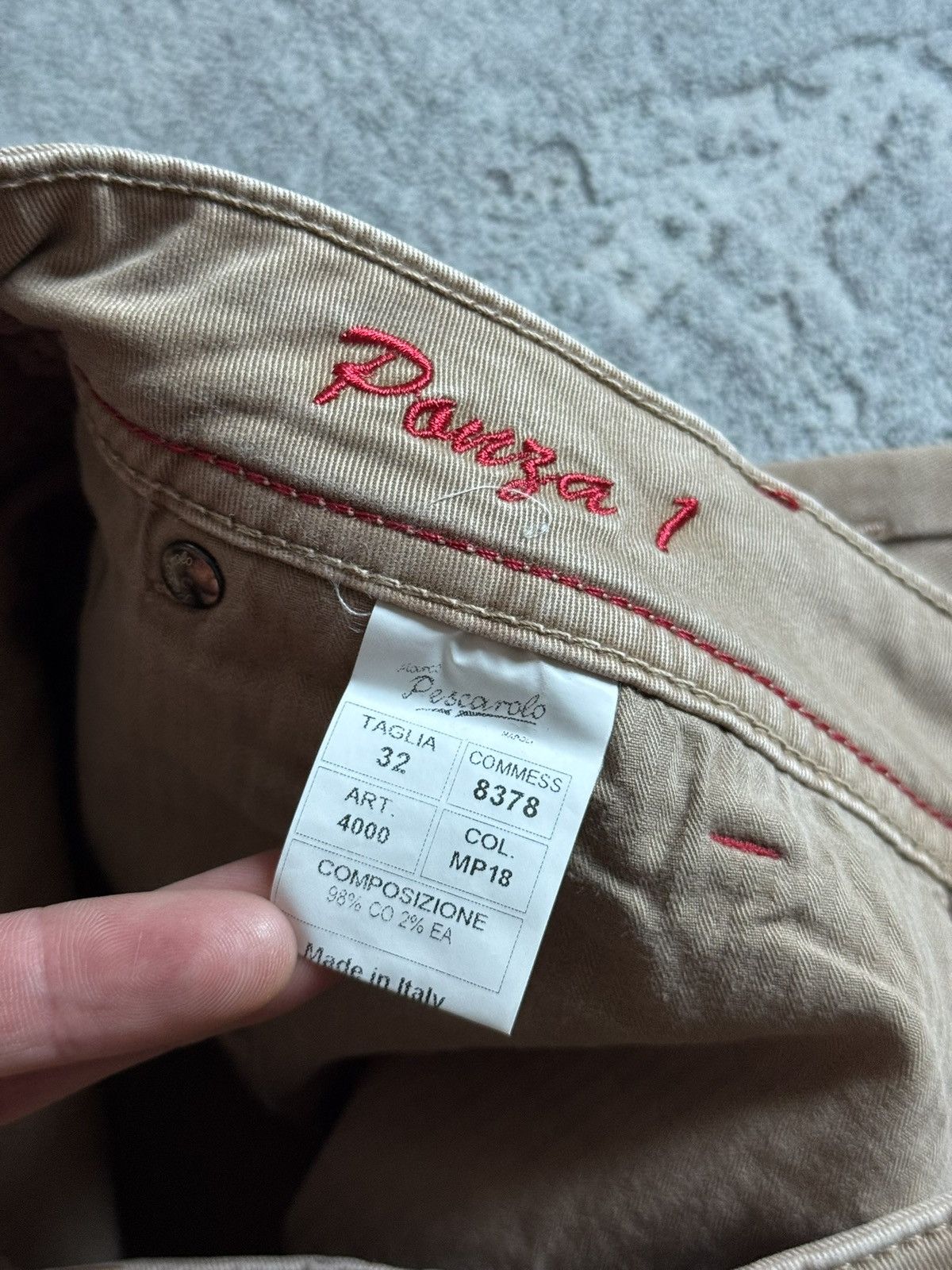 Marco Pescarolo Marco Pescarolo 32size ponza 1 pants trousers chinos jeans Size 24" / US 00 / IT 34 - 12 Thumbnail