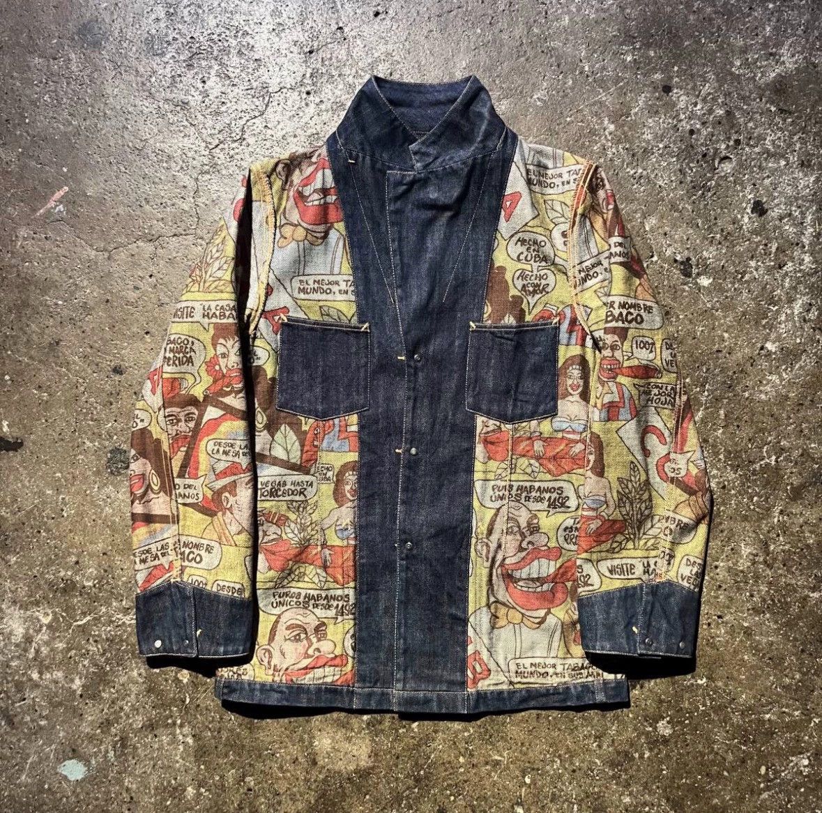 Comme des Garcons COMME des GARCONS HOMME Denim Jacket - dmc Size US S / EU 44-46 / 1 - 1 Thumbnail