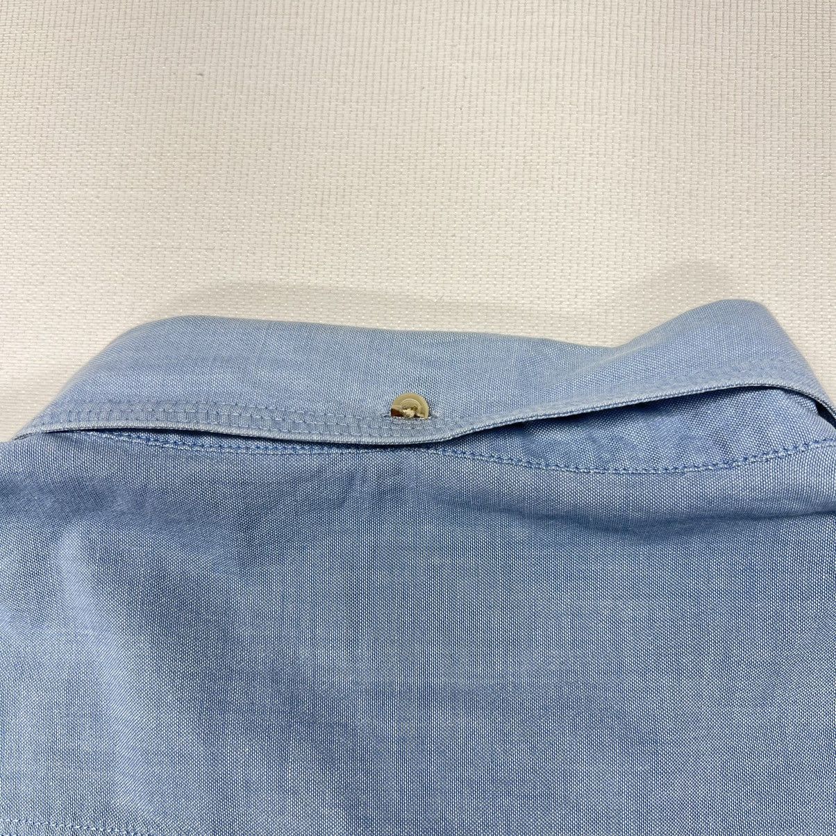 Cabelas × Vintage Cabelas Button Down Shirt Blue Short Sleeve Outdoor Gear Size US XXL / EU 58 / 5 - 15 Thumbnail
