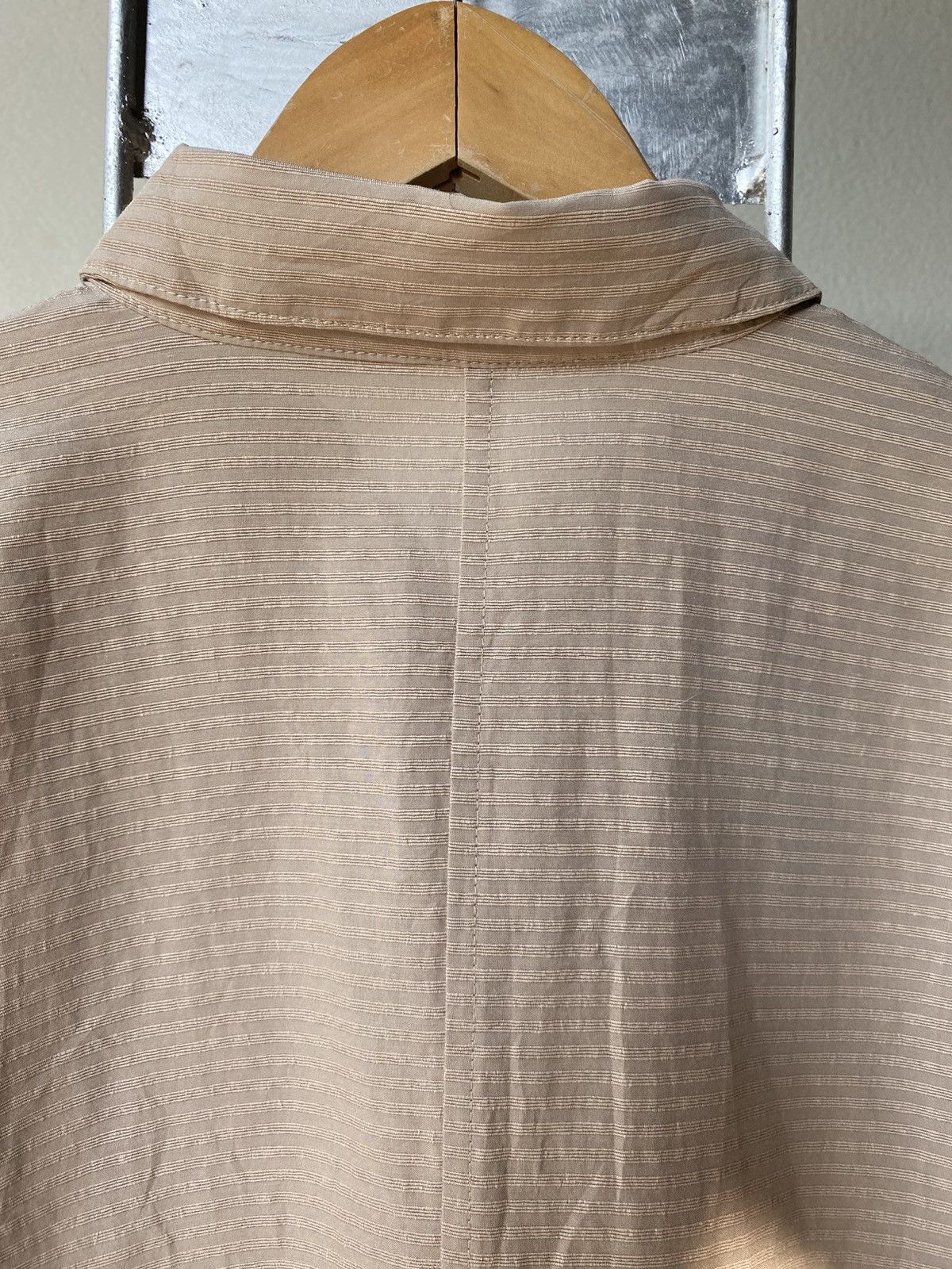yoshie inaba YOSHIE INABA Brown Striped Button-Up Shirt Size L / US 10 / IT 46 - 11 Thumbnail