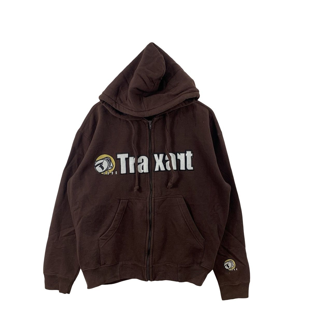 Other TRAXART Full Zip Hoodie Embroidered Logo Spellout Streetwear Size US XXL / EU 58 / 5 - 3 Thumbnail