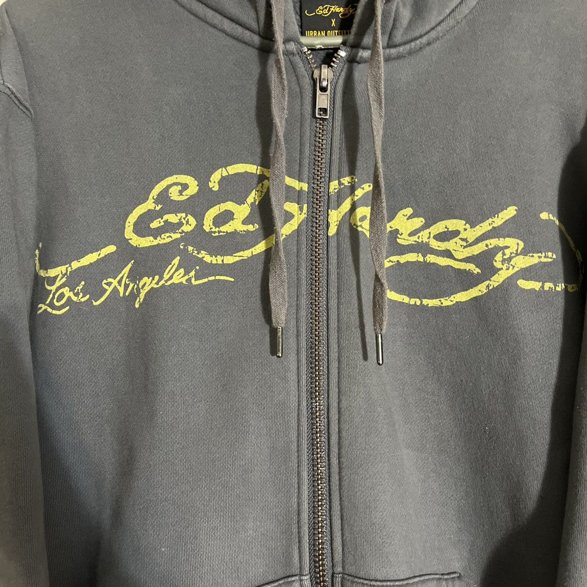 Ed Hardy Vintage Ed Hardy Scull Full Zip Hoodie Y2K Size US L / EU 52-54 / 3 - 7 Thumbnail