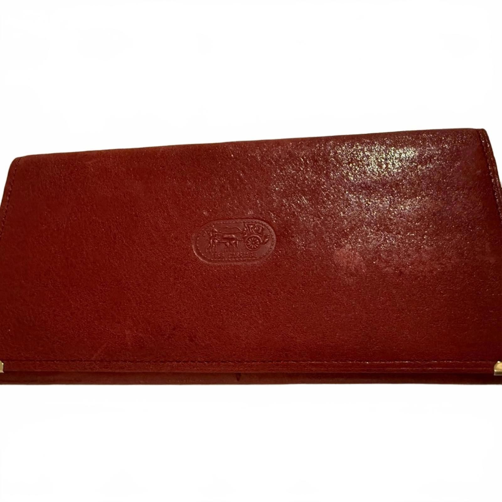 Other Carriage 1978 Red Leather Wallet Size ONE SIZE - 1 Thumbnail