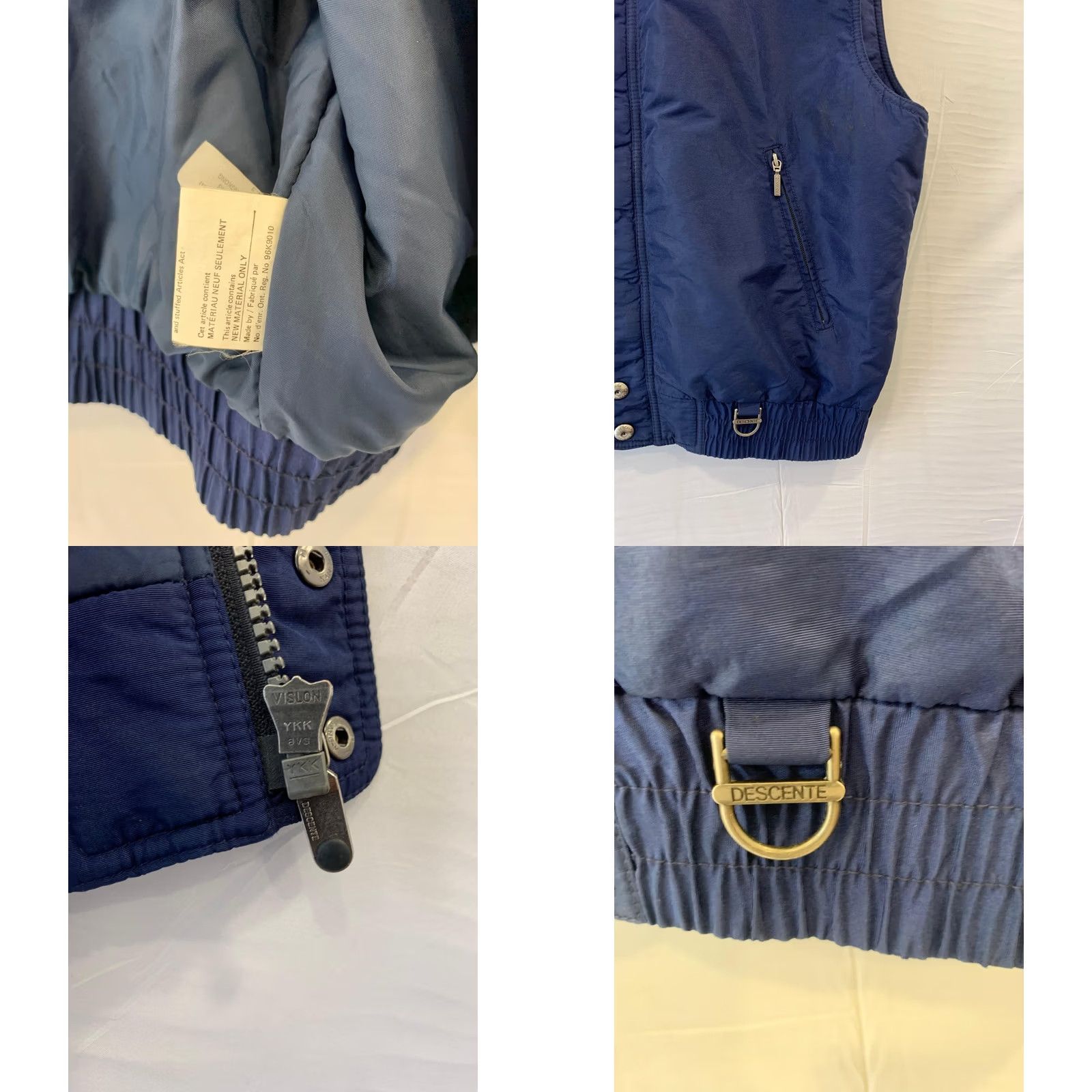 Vintage VINTAGE Descente Puffer Vest Mens XL Blue Ski Gilet 90s Winter Sports Size US XL / EU 56 / 4 - 8 Thumbnail