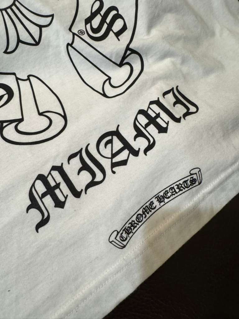 Chrome Hearts Chrome hearts miami t-shirt White Size US M / EU 48-50 / 2 - 4 Thumbnail