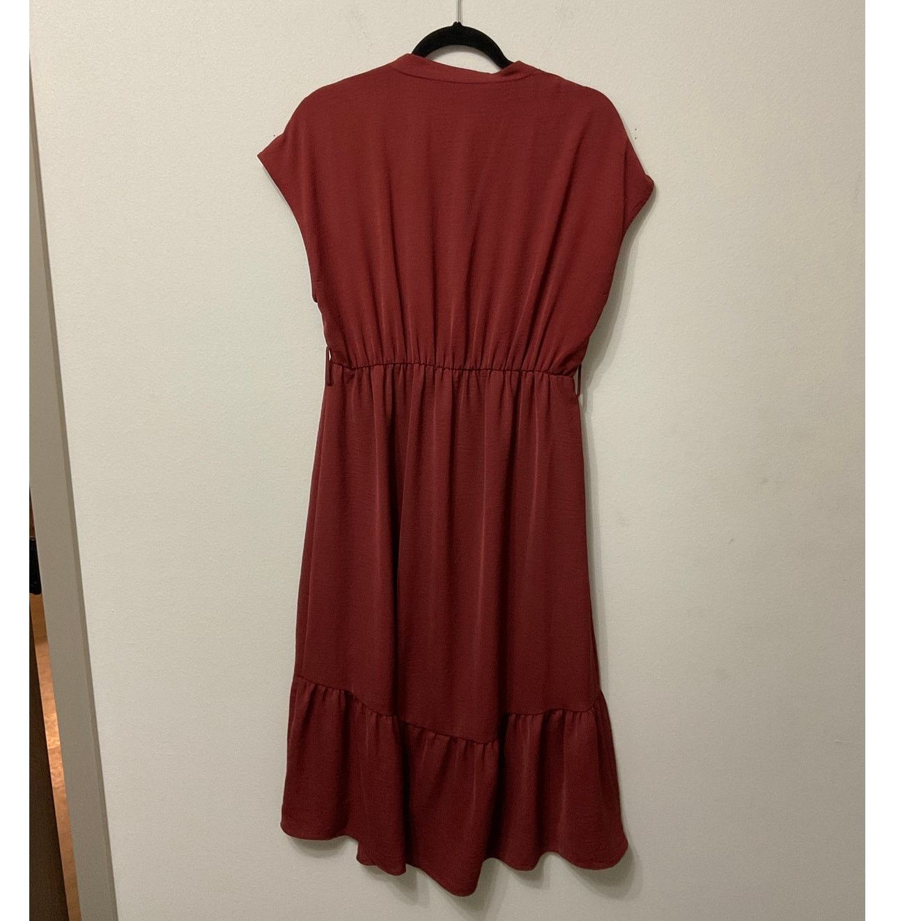 Zara Zara Womens Midi Dress Sleeveless Dress Red Sz XL Size XL / US 12-14 / IT 48-50 - 3 Thumbnail