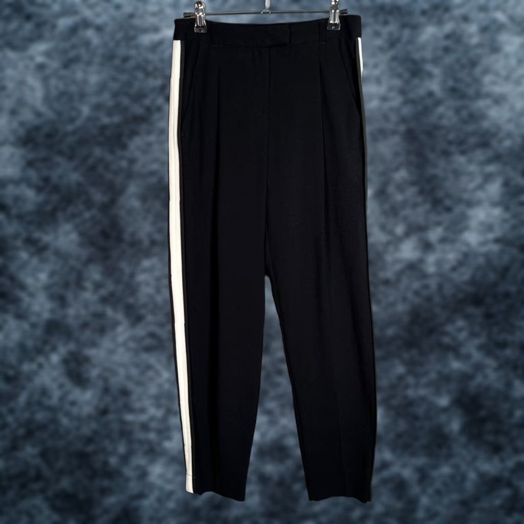 Topshop Topshop Trousers Dress Pants Black With White Side Stripe Size 2 Womens Size 26" / US 2 / IT 38 - 1 Thumbnail