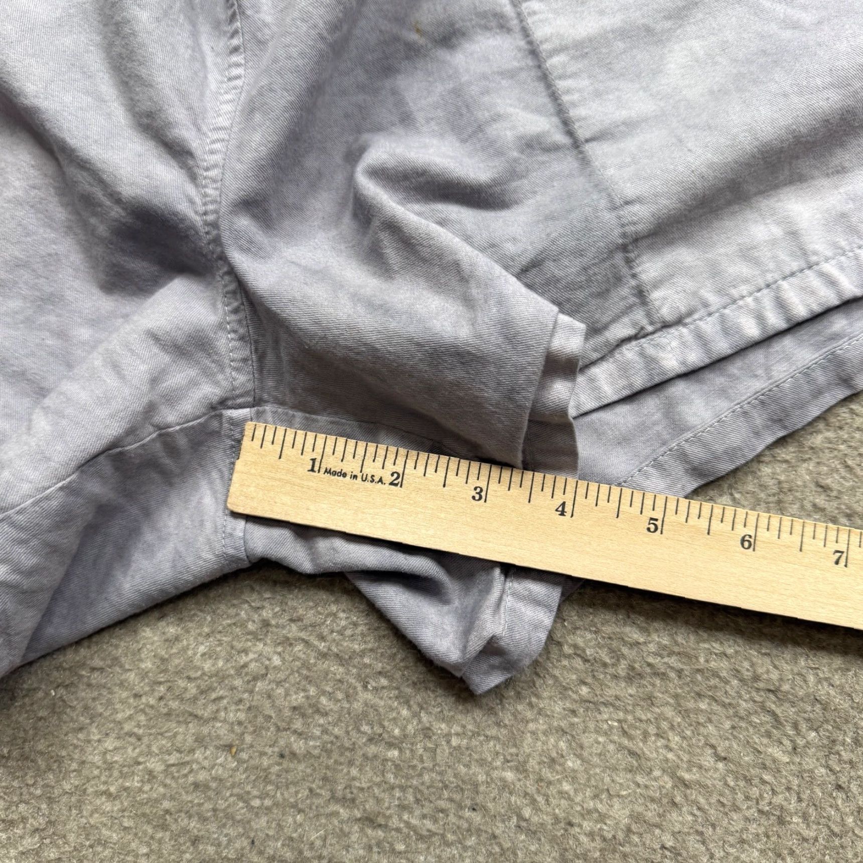 Pendleton Vintage Pendleton Lobo Shorts Women's L Blue Narrow Drawstring Bermuda 80s Comfortable Slashed Pockets Cotton 100% Size 36" / US 14 / IT 50 - 6 Thumbnail