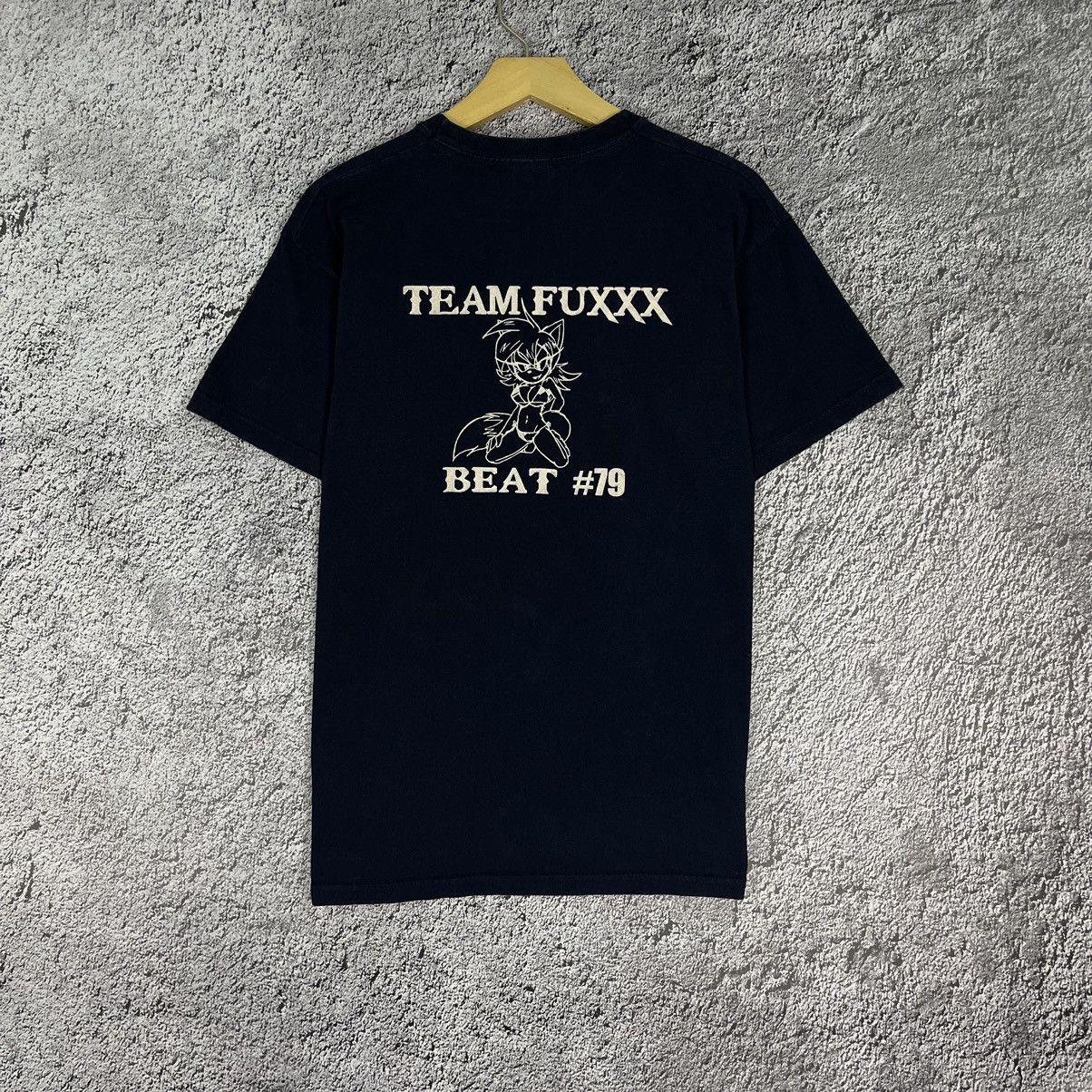 Fruit Of The Loom × Vintage 👽VINTAGE👽 Beat 79 Team Fuxxx Dark Blue Humor Tee Size US M / EU 48-50 / 2 - 13 Thumbnail