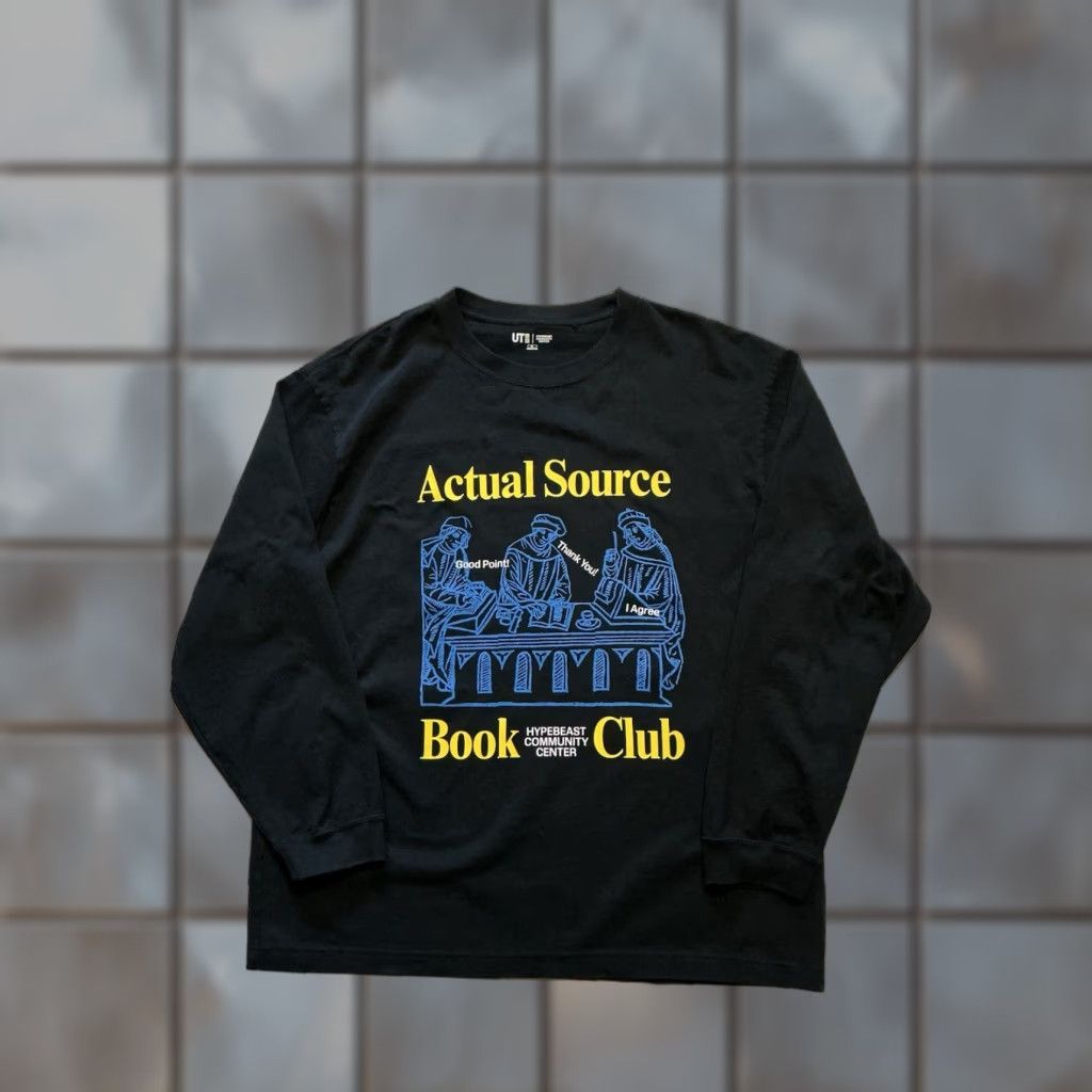 Uniqlo VINTAGE UT Uniqlo X Hypebeast Graphic L/S T-Shirt XL Men Black T-Shirt XL Mens Graphic Hypebeast 2000s 2010s Size US XL / EU 56 / 4 - 1 Thumbnail