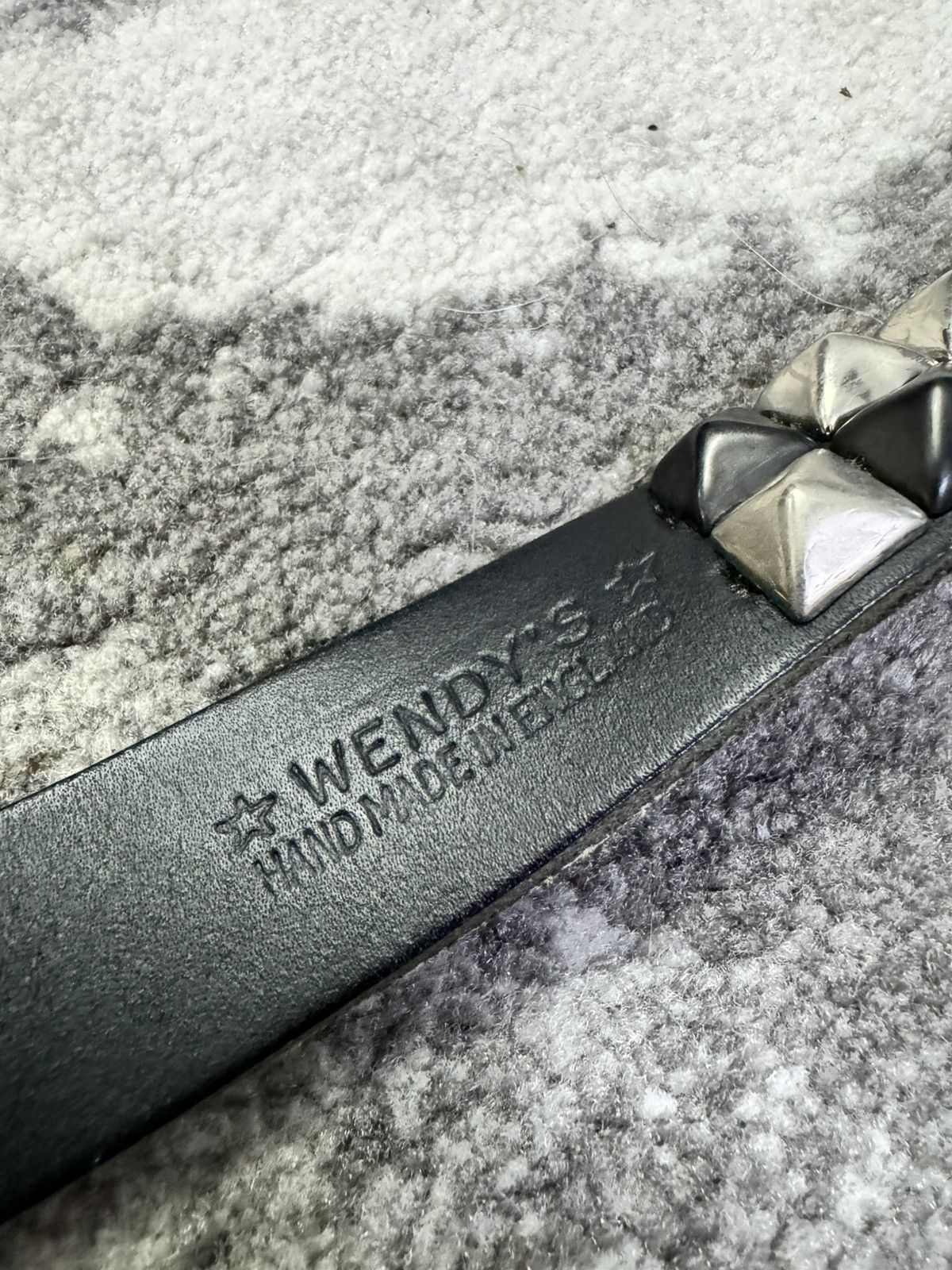 foot the coacher WENDY'S X FOOT THE COACHER STUDDED LEATHER BELT Size 40 - 4 Thumbnail