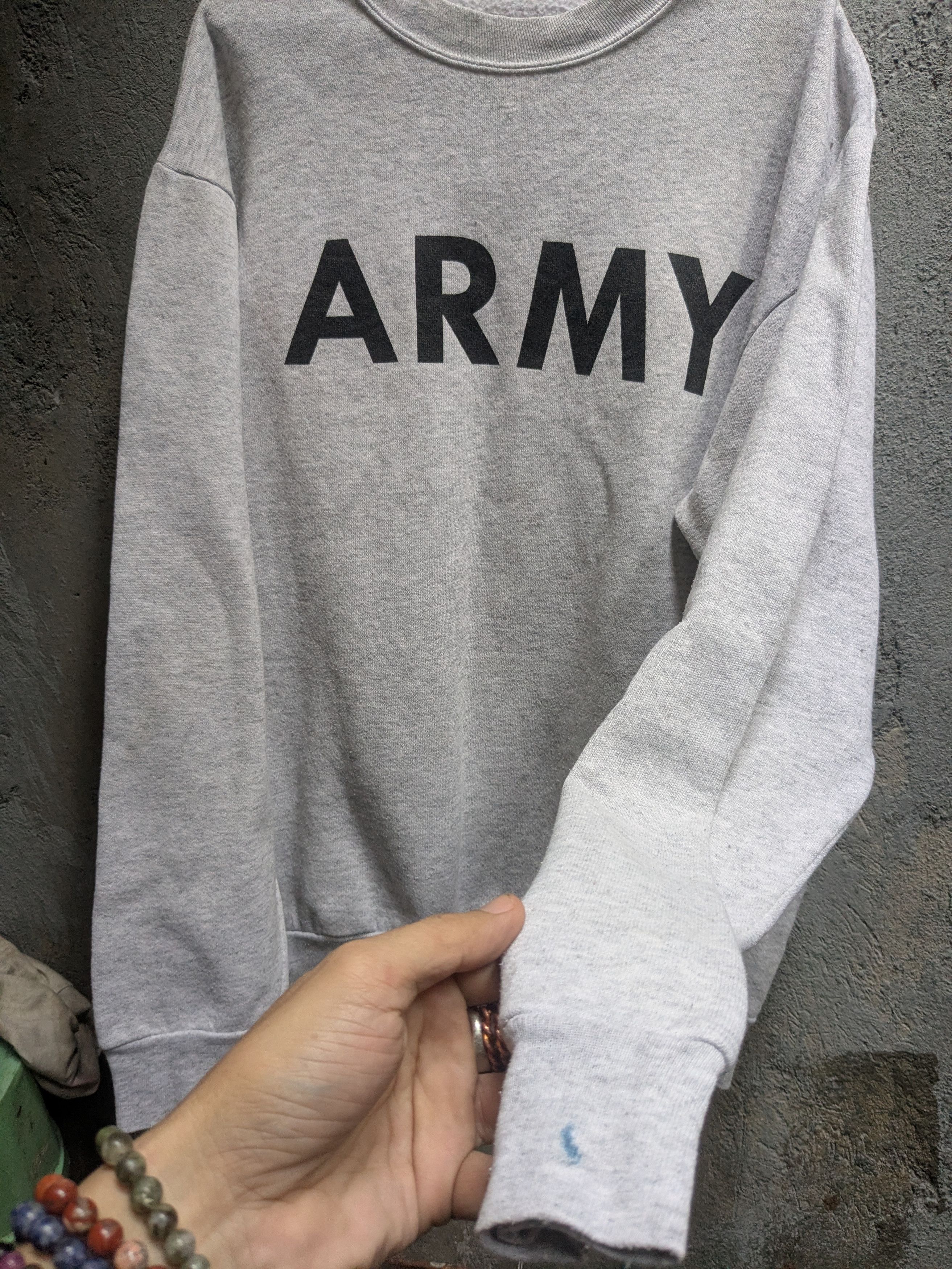 Vintage USA military army sweater vintage 80's made in USA Size US M / EU 48-50 / 2 - 8 Thumbnail