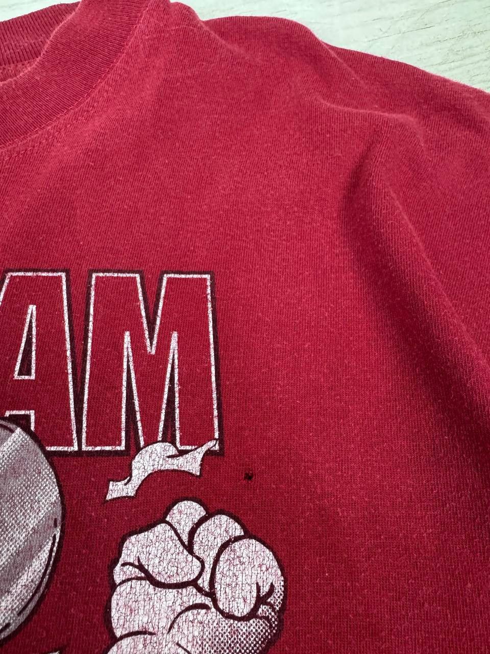 Vintage West Ham United Nutmeg Mills Breakthrough T Shirt 90s Size US XL / EU 56 / 4 - 6 Thumbnail
