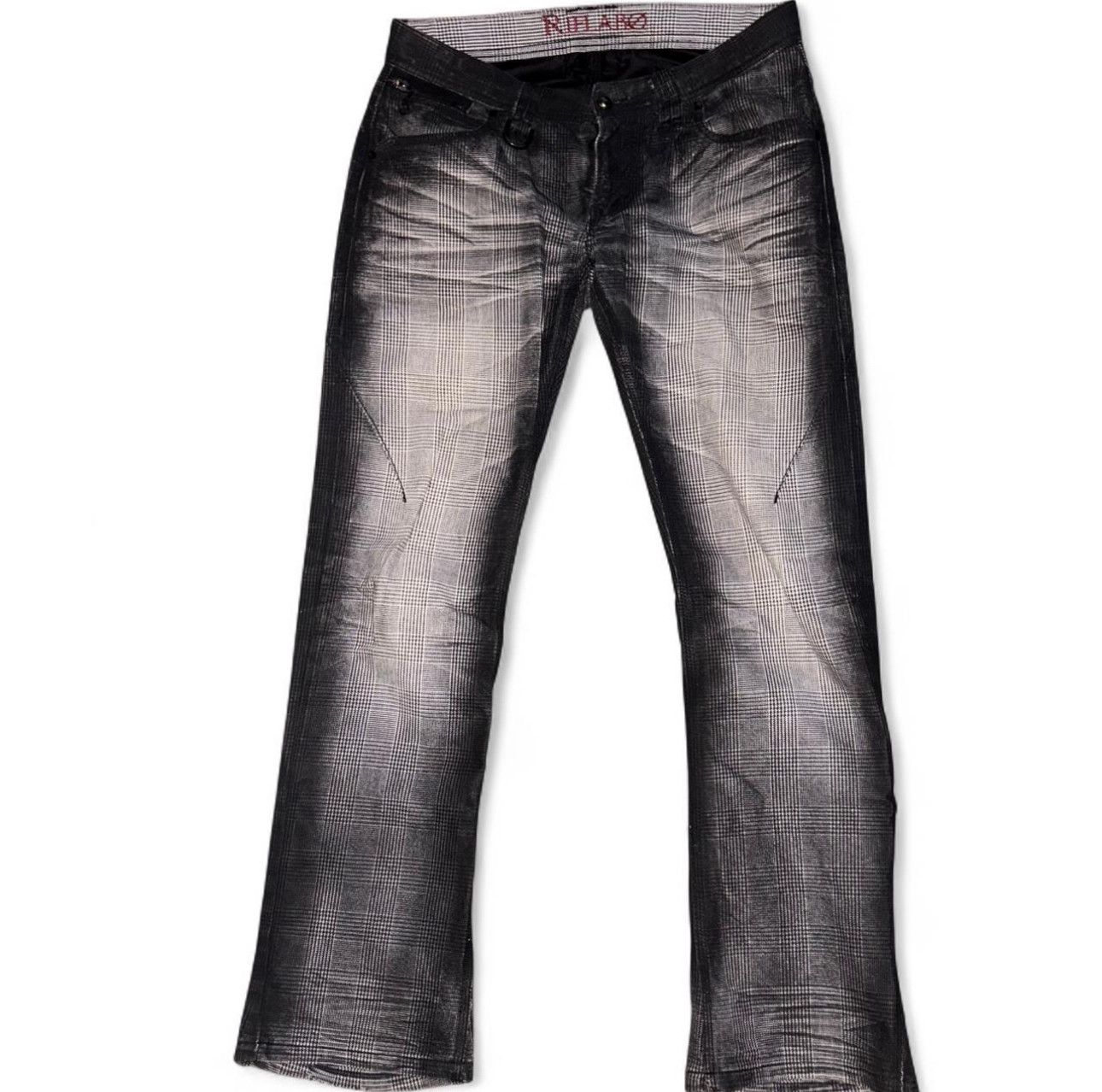 Japanese Brand Rielabo Japanese Plaid Denim Size US 30 / EU 46 - 1 Thumbnail