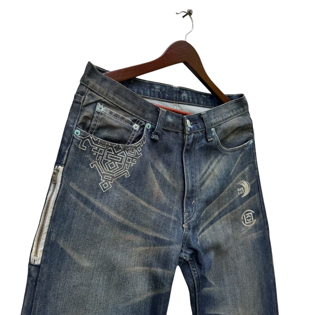 CLOT × Levi's Rare Selvedge Levis Clot Kazuki Jeans Size US 34 / EU 50 - 8 Thumbnail