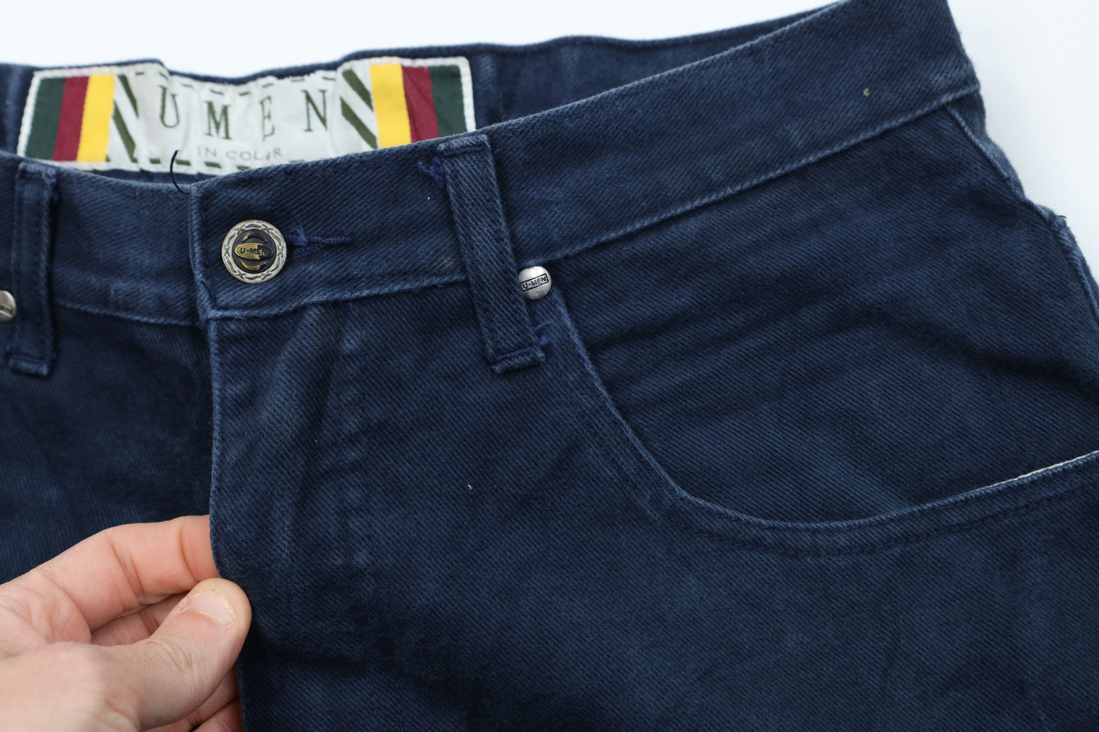 Vintage Vintage 90s Streetwear Pocket Skateboard Denim Shorts Blue Size US 32 / EU 48 - 6 Thumbnail