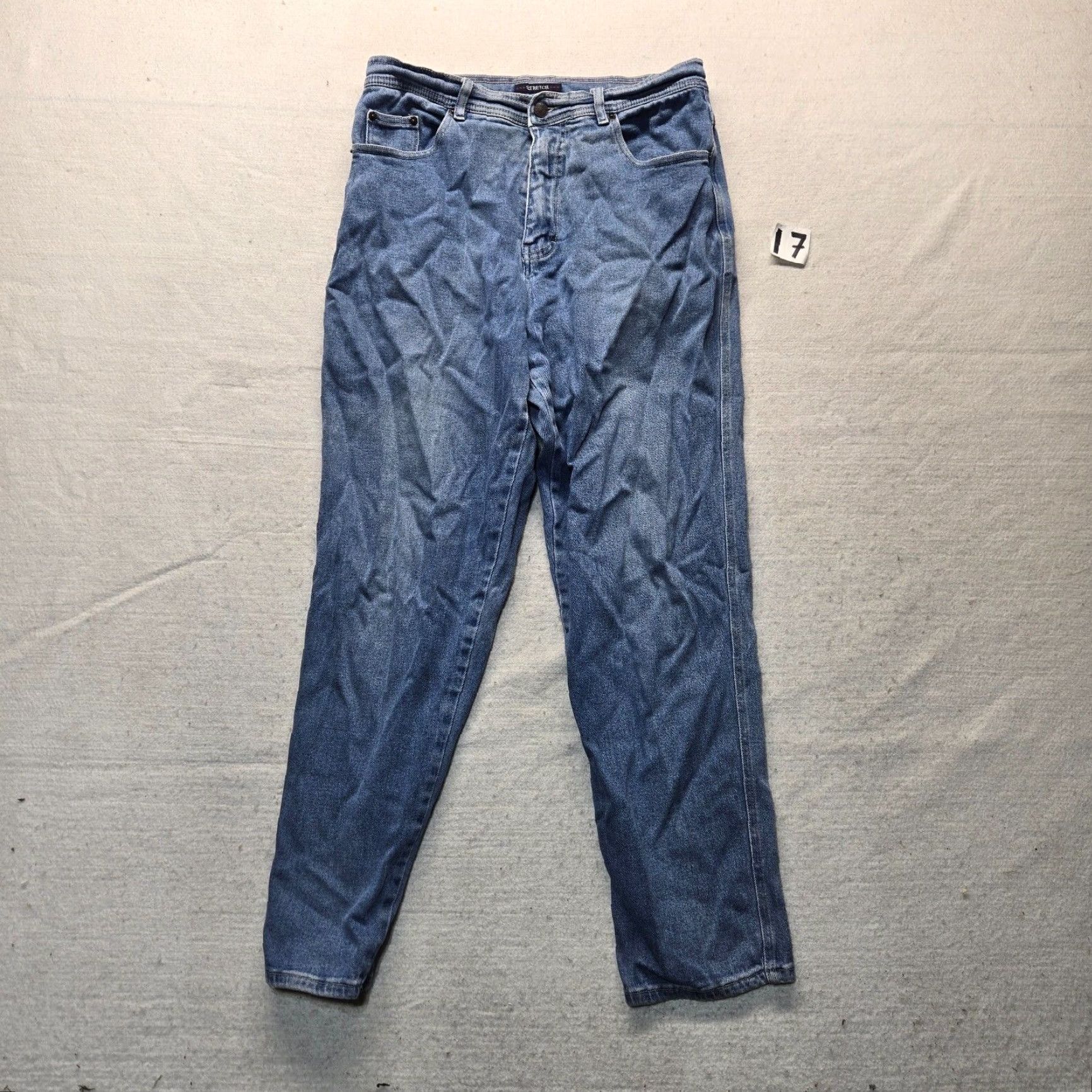 Bill Blass VINTAGE Bill Blass Jeans Women Size 12 Blue Stretch Straight Adult Womens Jeans Jeans Blue Stretch Size 12 Womens 90s Size 34" / US 12 / IT 48 - 2 Thumbnail