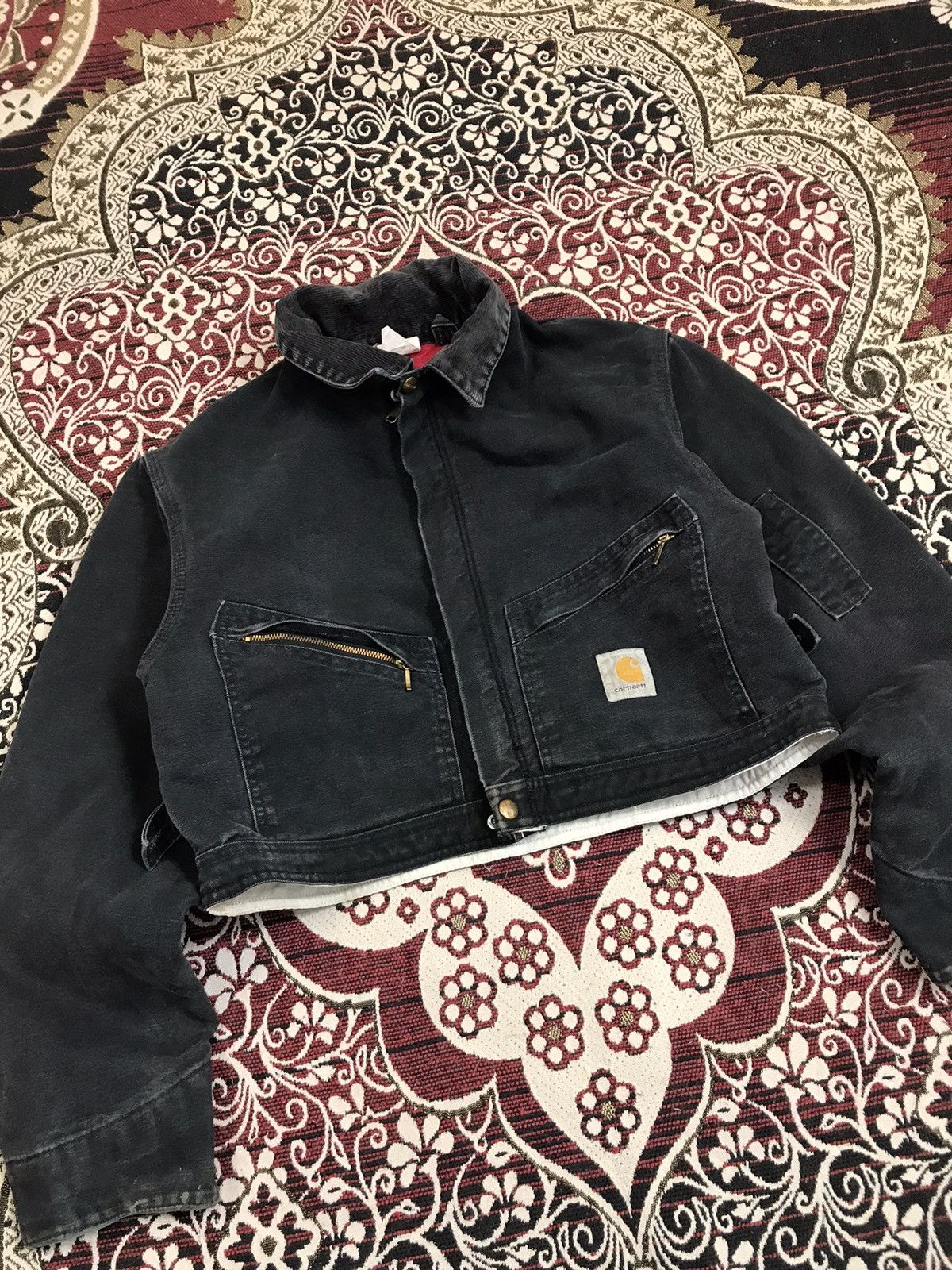 Carhartt Vintage carhartt jumpsuit cropped custom jacket Size S / US 4 / IT 40 - 2 Thumbnail