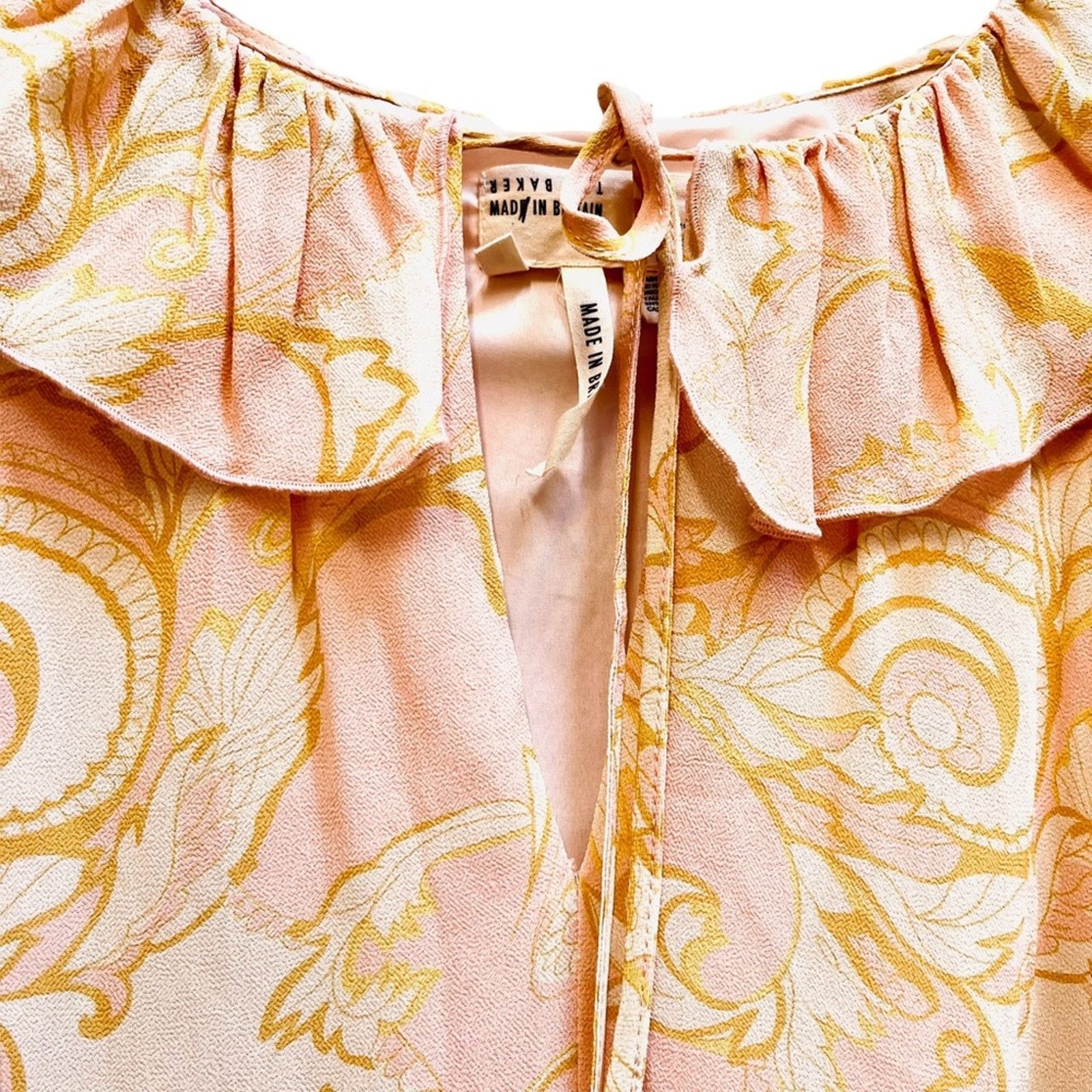 Ted Baker Ted Baker Frisis paisley print ruffle tie front blouse Size M / US 6-8 / IT 42-44 - 13 Thumbnail