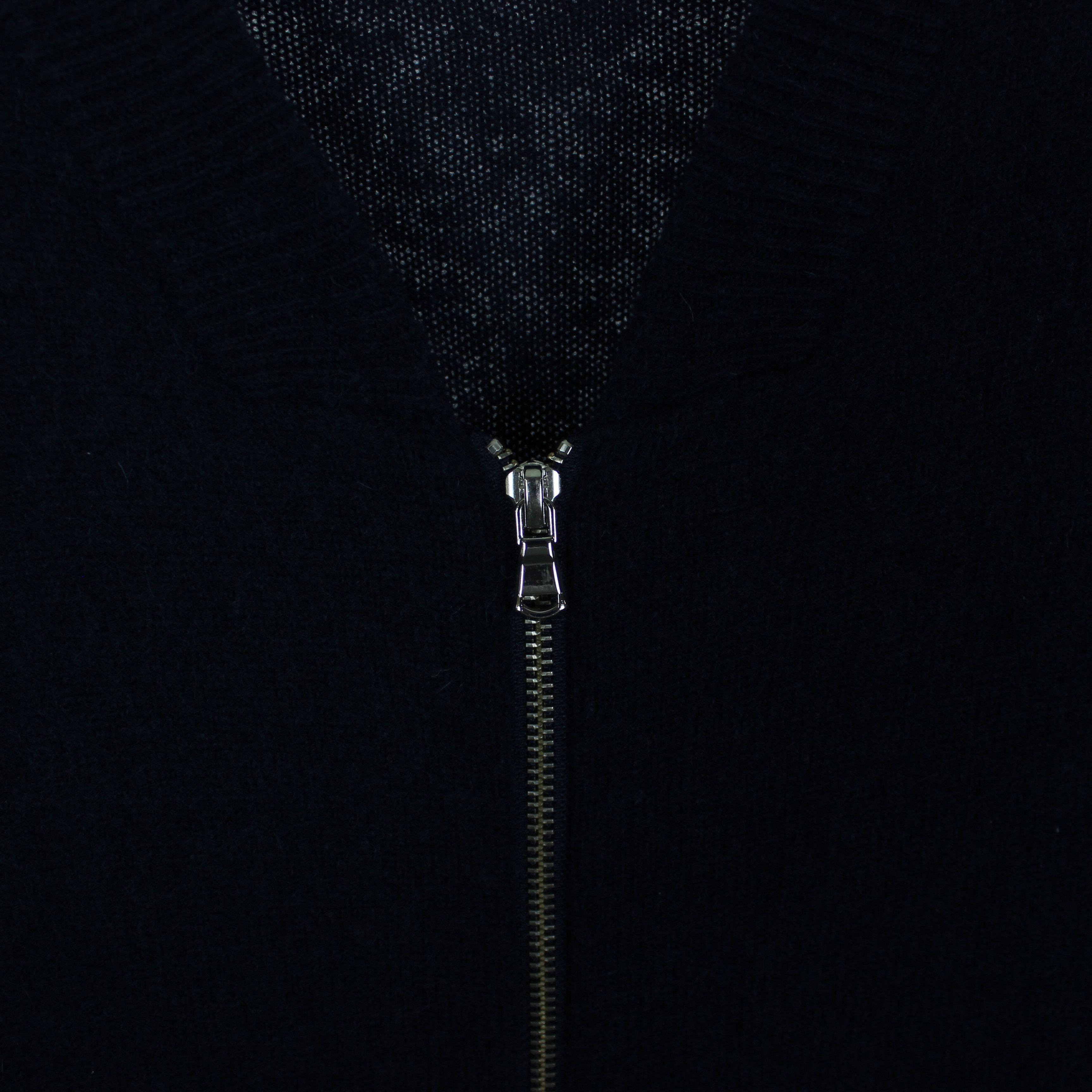 Other Nigel Hall wool sweater full zip navy blue M lambswool Size US M / EU 48-50 / 2 - 9 Thumbnail
