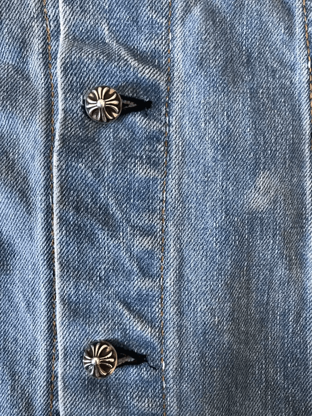 Chrome Hearts Chrome Hearts Levi's Cross Patch Denim Jacket Size S / US 4 / IT 40 - 9 Thumbnail