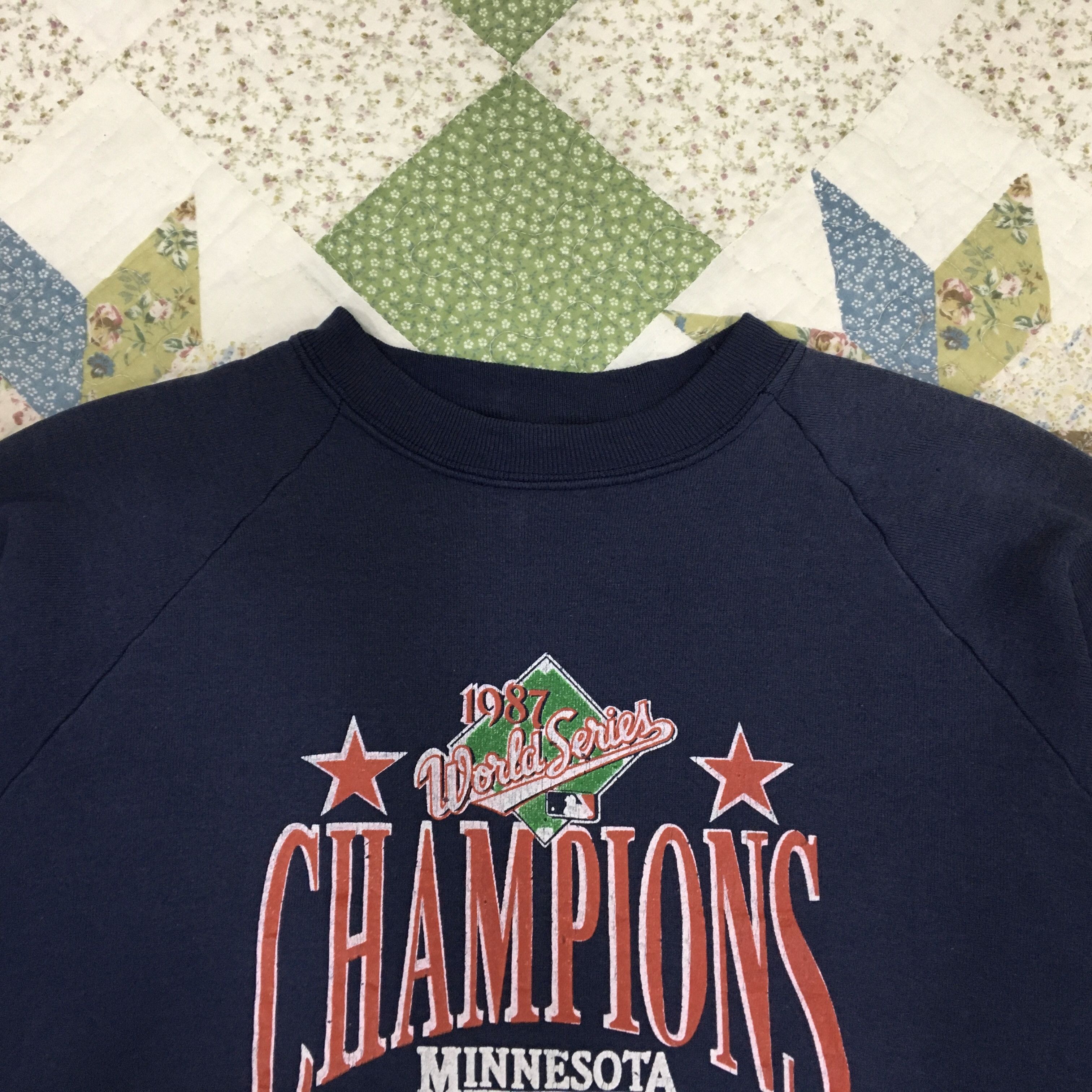 Fruit Of The Loom × Vintage Vintage MINNESOTA TWINS World Series Sweatshirts Size M / US 6-8 / IT 42-44 - 4 Thumbnail