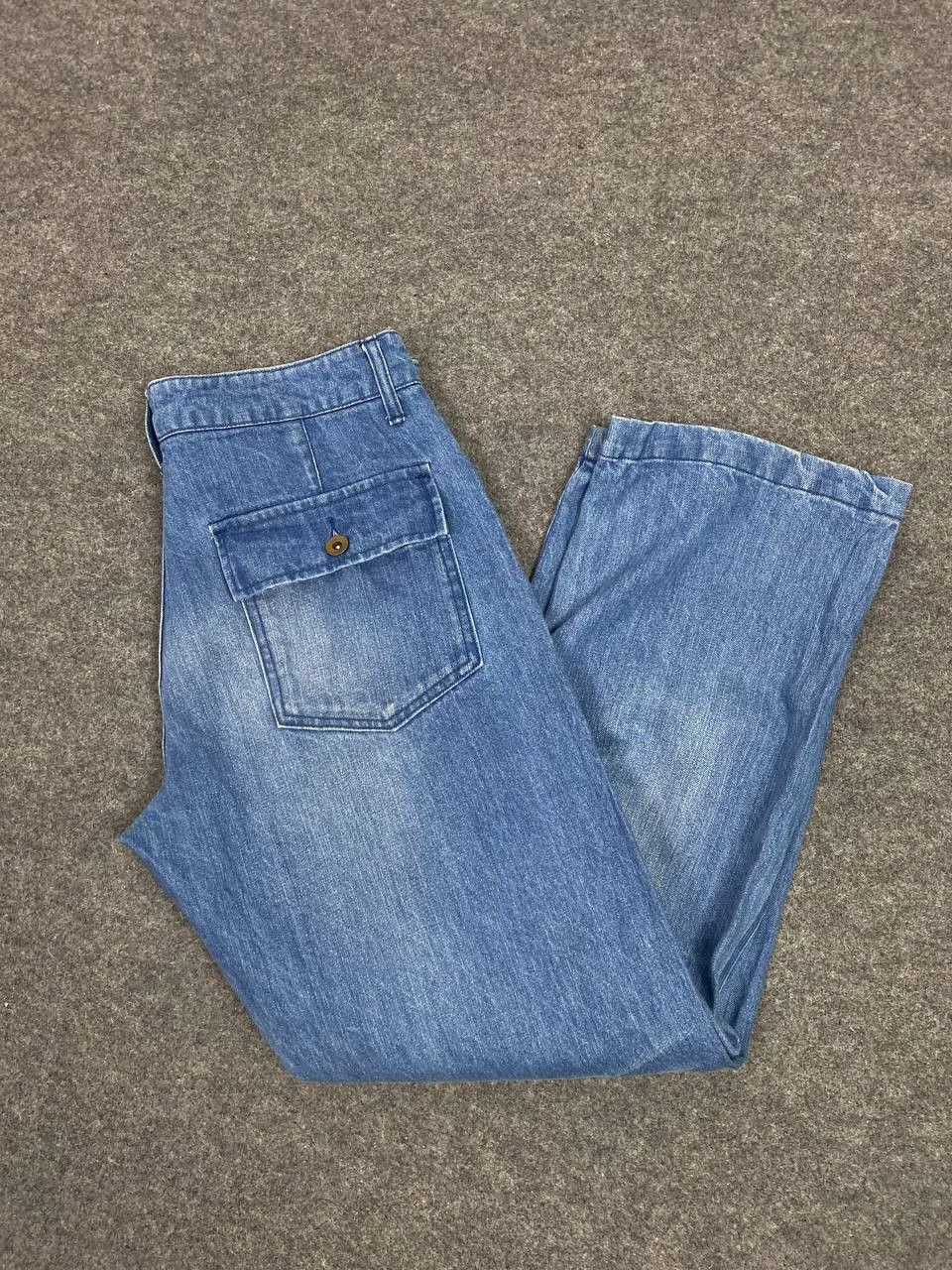 Japanese Brand vintage japanese brands usn style denim nice design Size US 32 / EU 48 - 2 Thumbnail