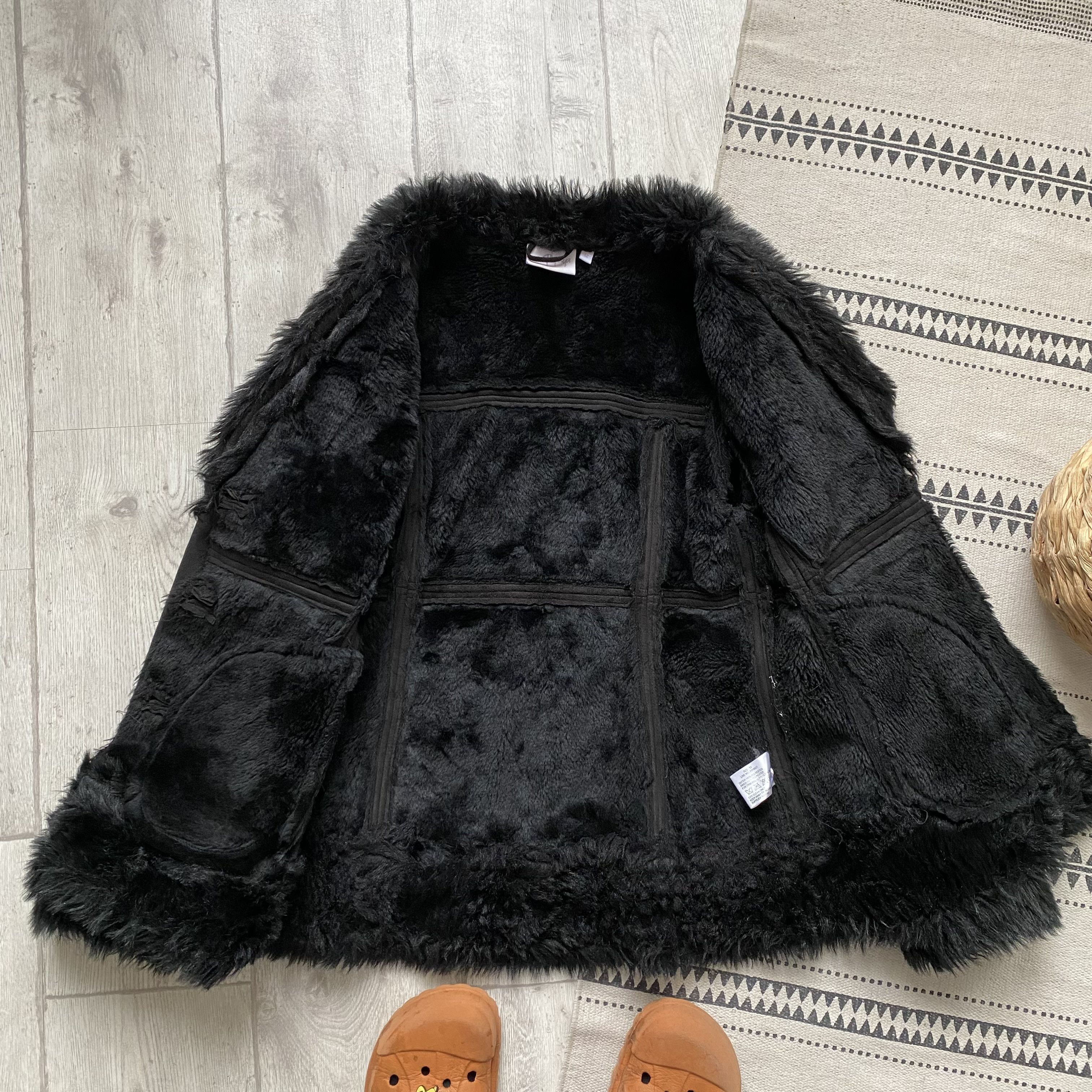 Hysteric Glamour Vintage 2000s Faux fur jacket Coat Y2K Beauty Beast Size M / US 6-8 / IT 42-44 - 11 Thumbnail