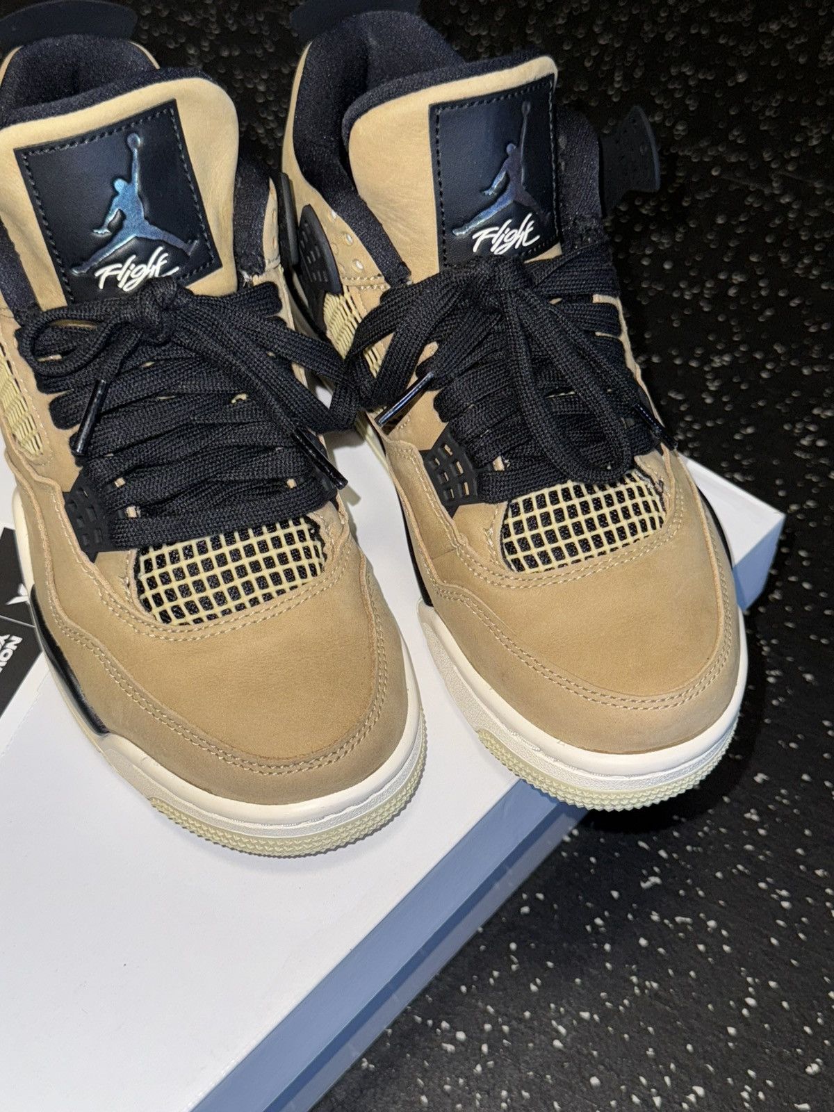 Jordan Brand × Nike Air Jordan 4 iv mushroom sz 7 women’s or 5.5Y boys Size US 7 / IT 37 - 8 Thumbnail