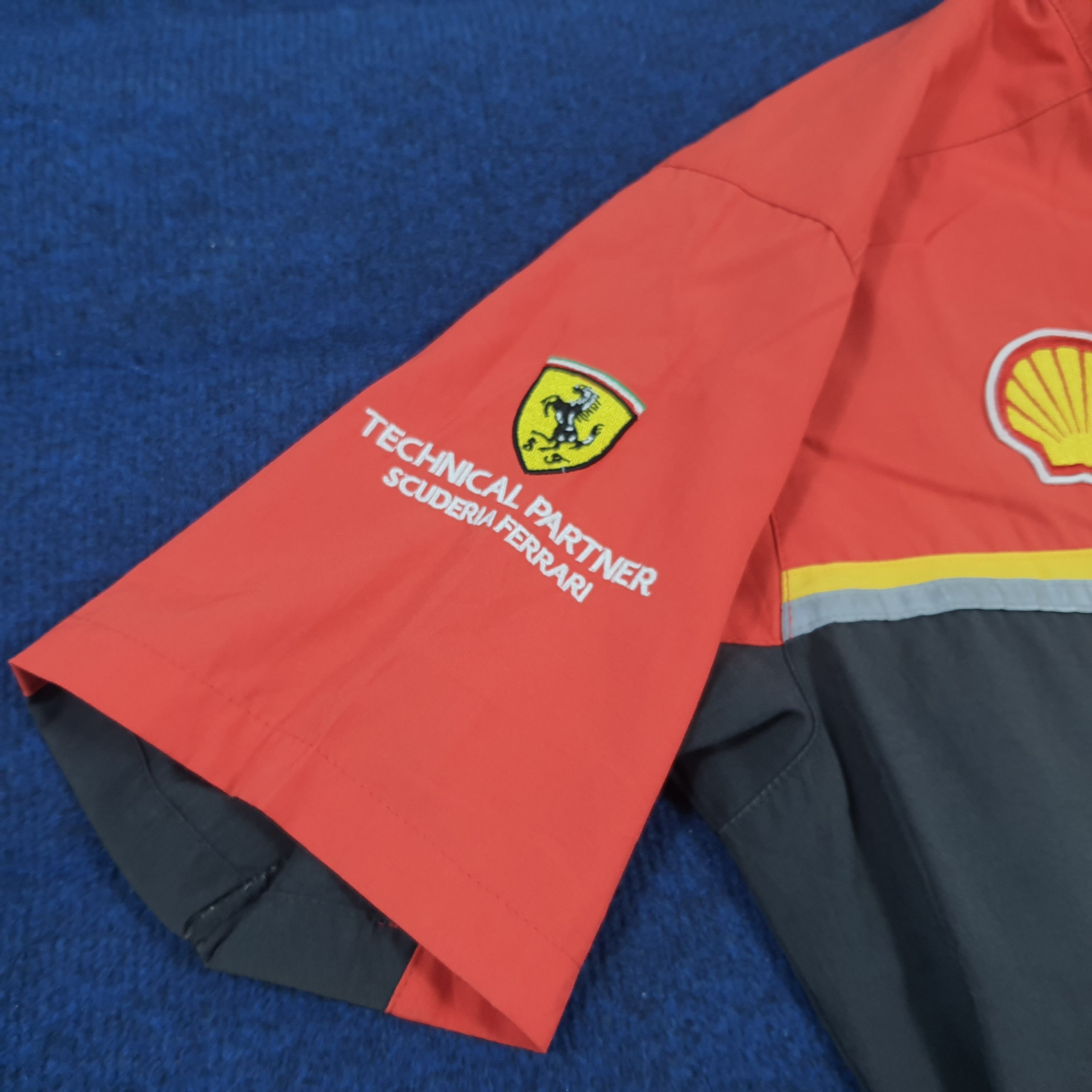 Ferrari Vintage Shell Helix x Ferrari Workwear Coverall C296N16 Size US M / EU 48-50 / 2 - 2 Thumbnail