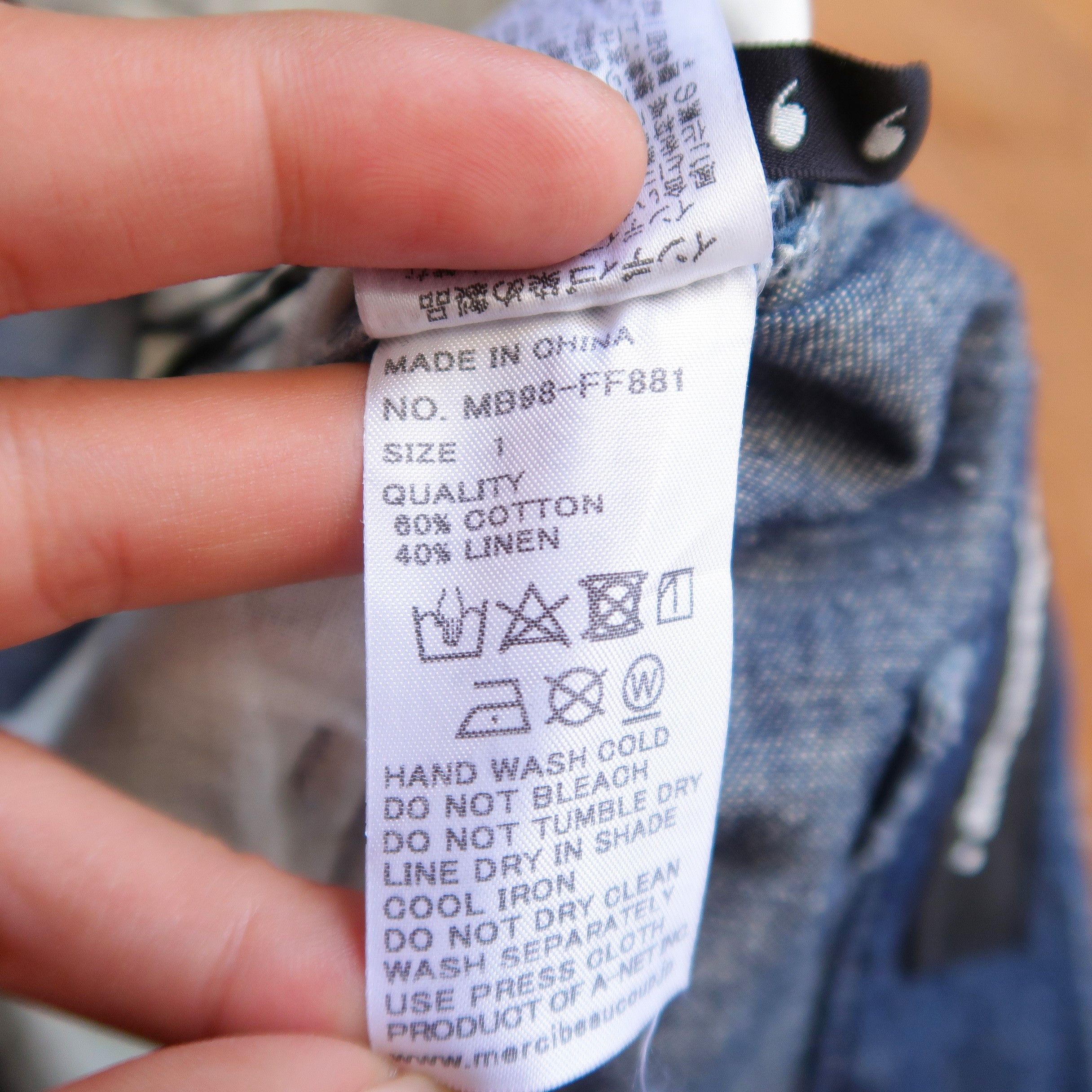 Issey Miyake Issey Miyake Mecibeaucoup Indigo Dye Psychedelic Reverse Size US 32 / EU 48 - 11 Thumbnail