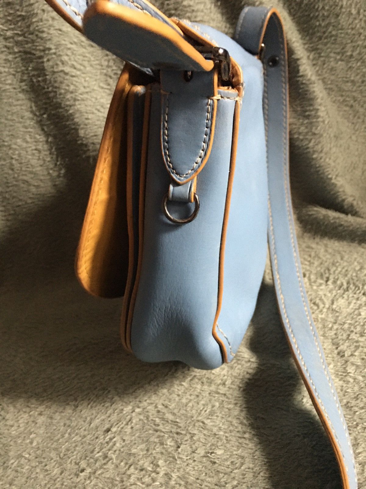 Coach COACH 1941 Saddle Blue Leather Crossbody Shoulder Bag Size ONE SIZE - 7 Thumbnail