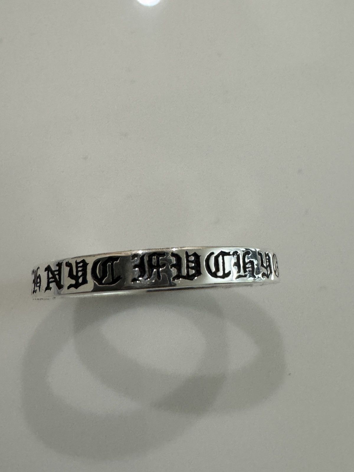 NYC Fuck You Ring 3mm Spacer Size US 11