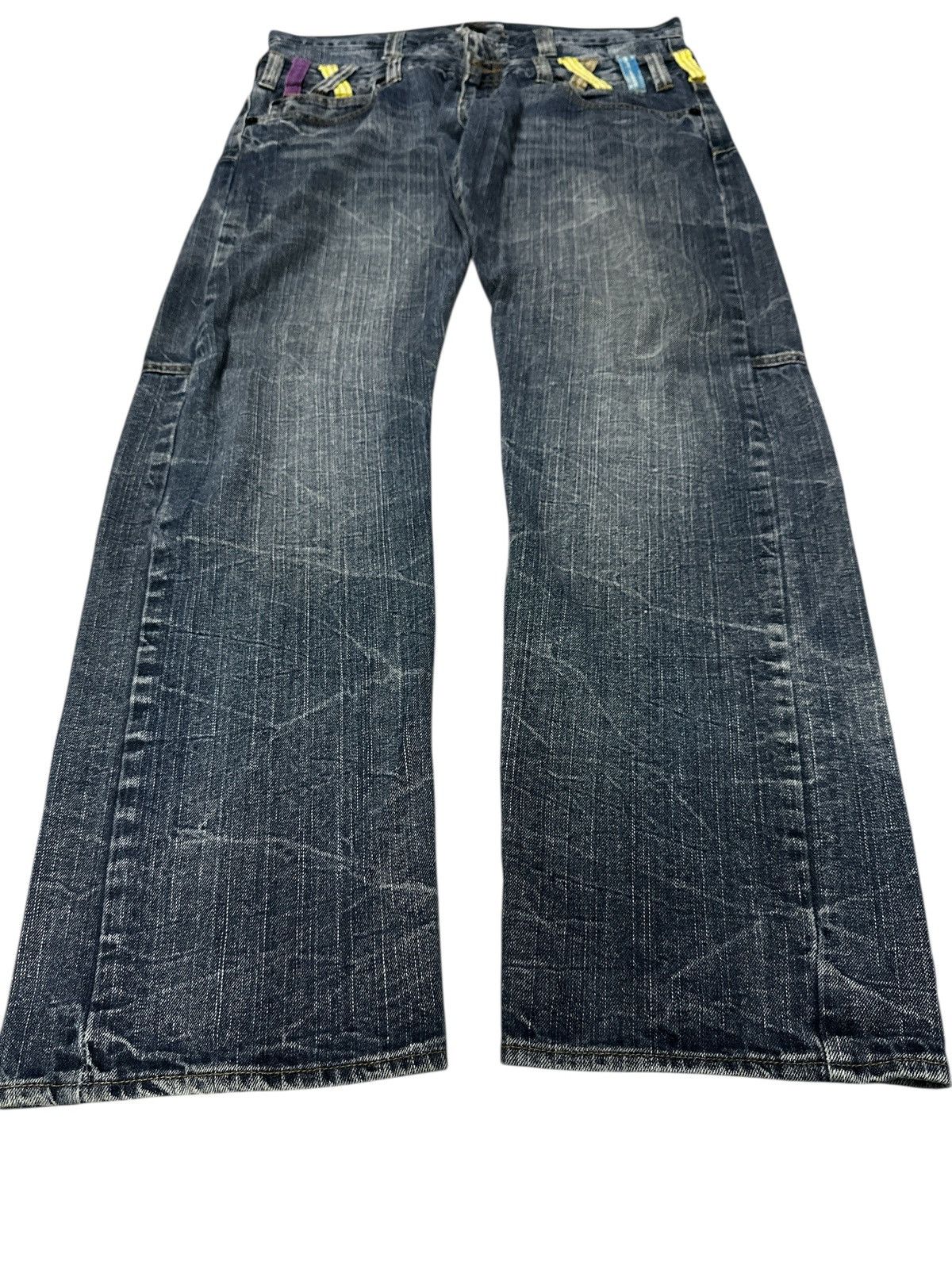 Kapital Native Double Focus Doube Waist Denim. Size US 34 / EU 50 - 9 Thumbnail