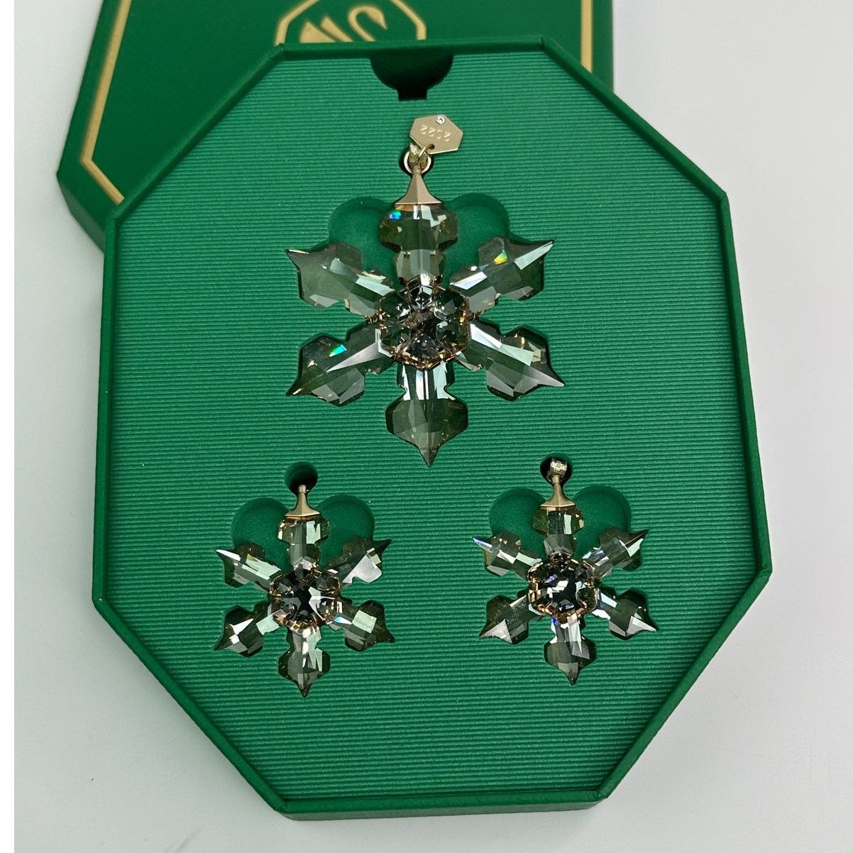 Swarovski Swarovski Festive Annual Edition 2022 Ornament Set of 3 Size ONE SIZE - 4 Thumbnail