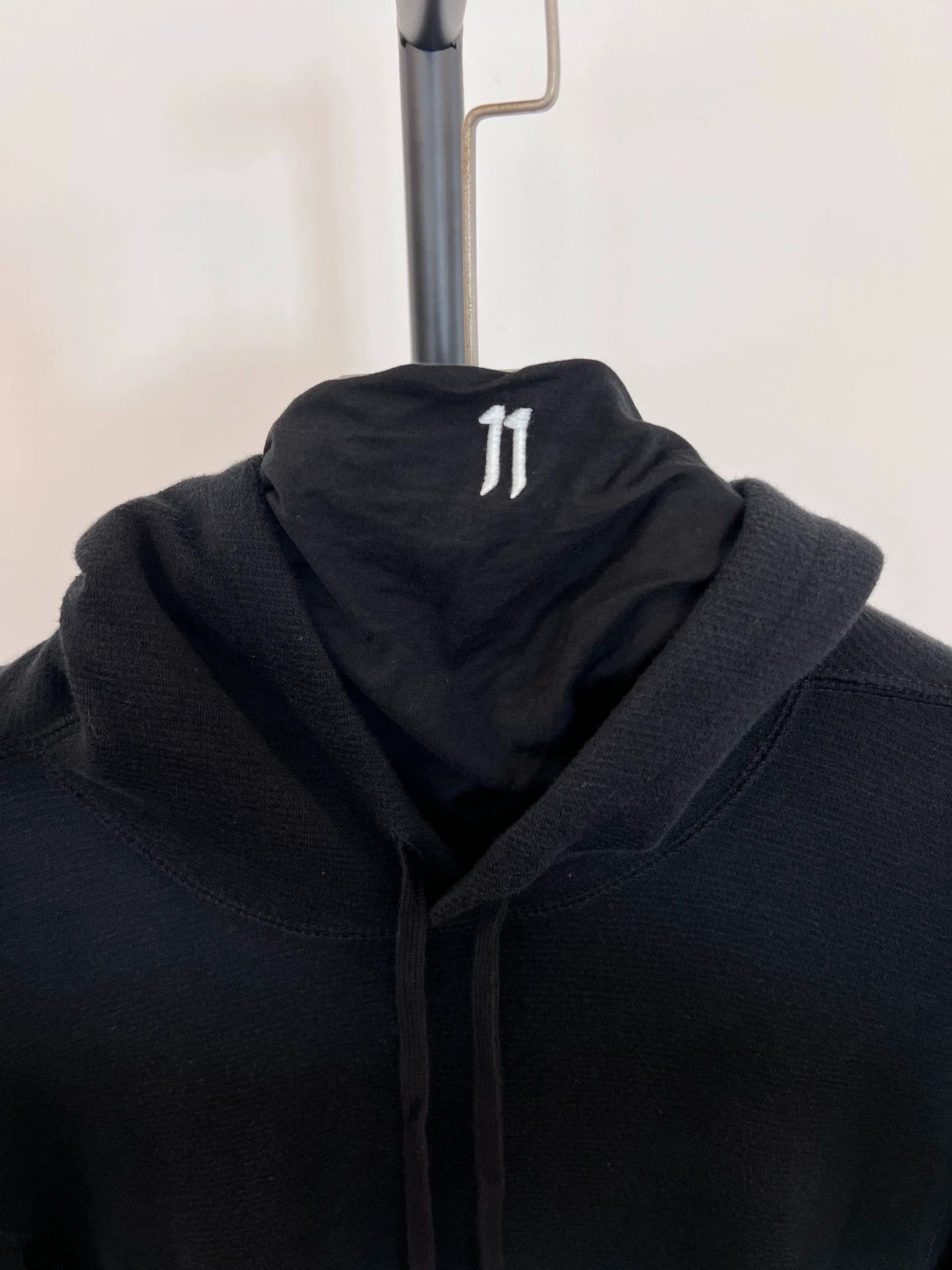Boris Bidjan Saberi BBS 11by bbs slogan print mask hoodie XS Size US XS / EU 42 / 0 - 4 Thumbnail