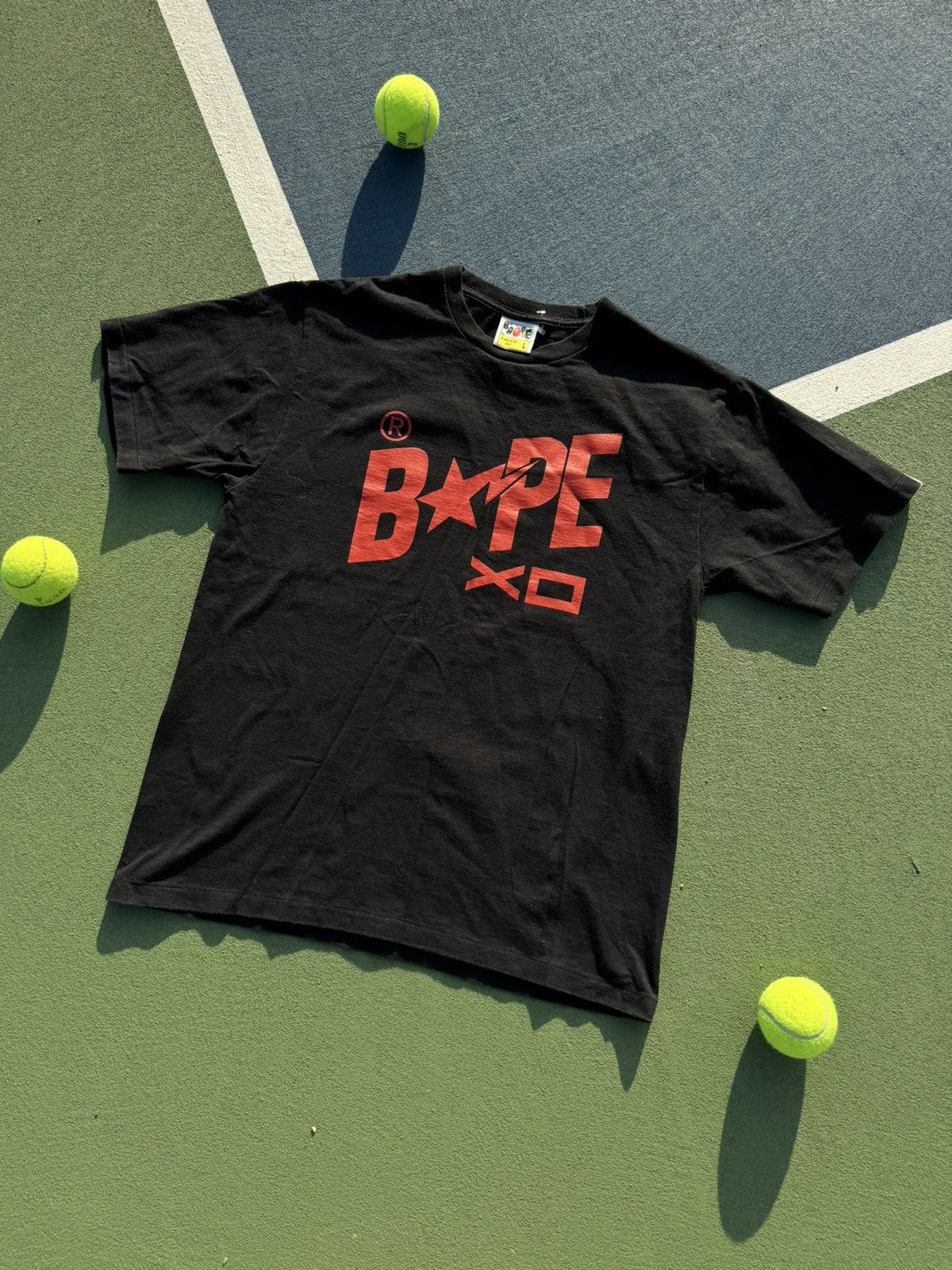 Bape Bape XO STA Black Tee Size US L / EU 52-54 / 3 - 1 Thumbnail