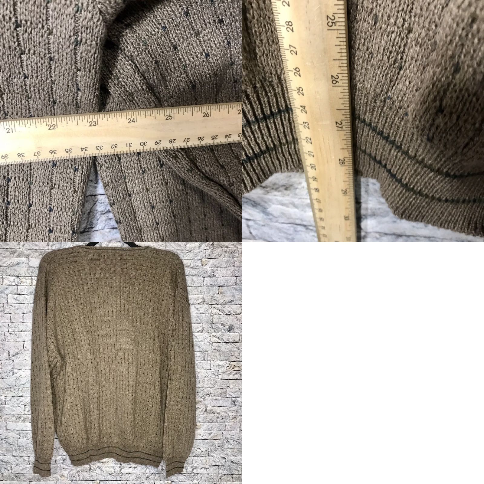 Vintage VINTAGE Carmel Golf Pullover Crewneck Sweater Brown 90s XL Men’s Classic Knit Size US XL / EU 56 / 4 - 8 Thumbnail