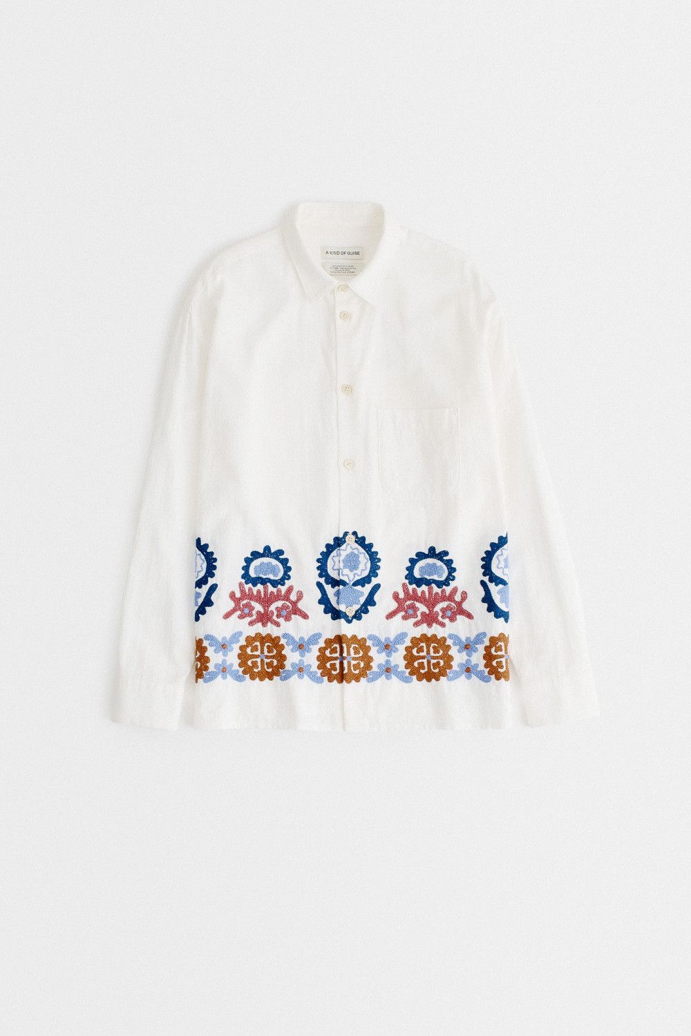 A Kind Of Guise 💚 SS24 A Kind Of Guise Gusto Shirt Blossom Trim NEW Size US M / EU 48-50 / 2 - 1 Thumbnail