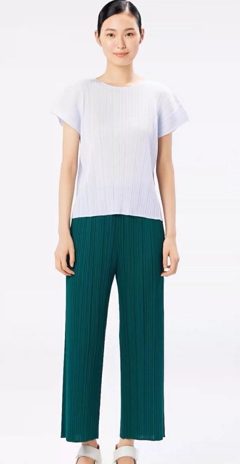 Issey Miyake issey miyake size：3 Blue short-sleeved vest 2506-Nextarrow Size XXS / US 00 / IT 34 - 1 Thumbnail