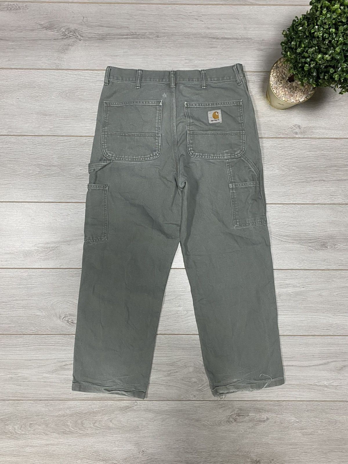 Carhartt Carhartt USA vintage double knee distressed cargo pants Size US 31 - 1 Thumbnail