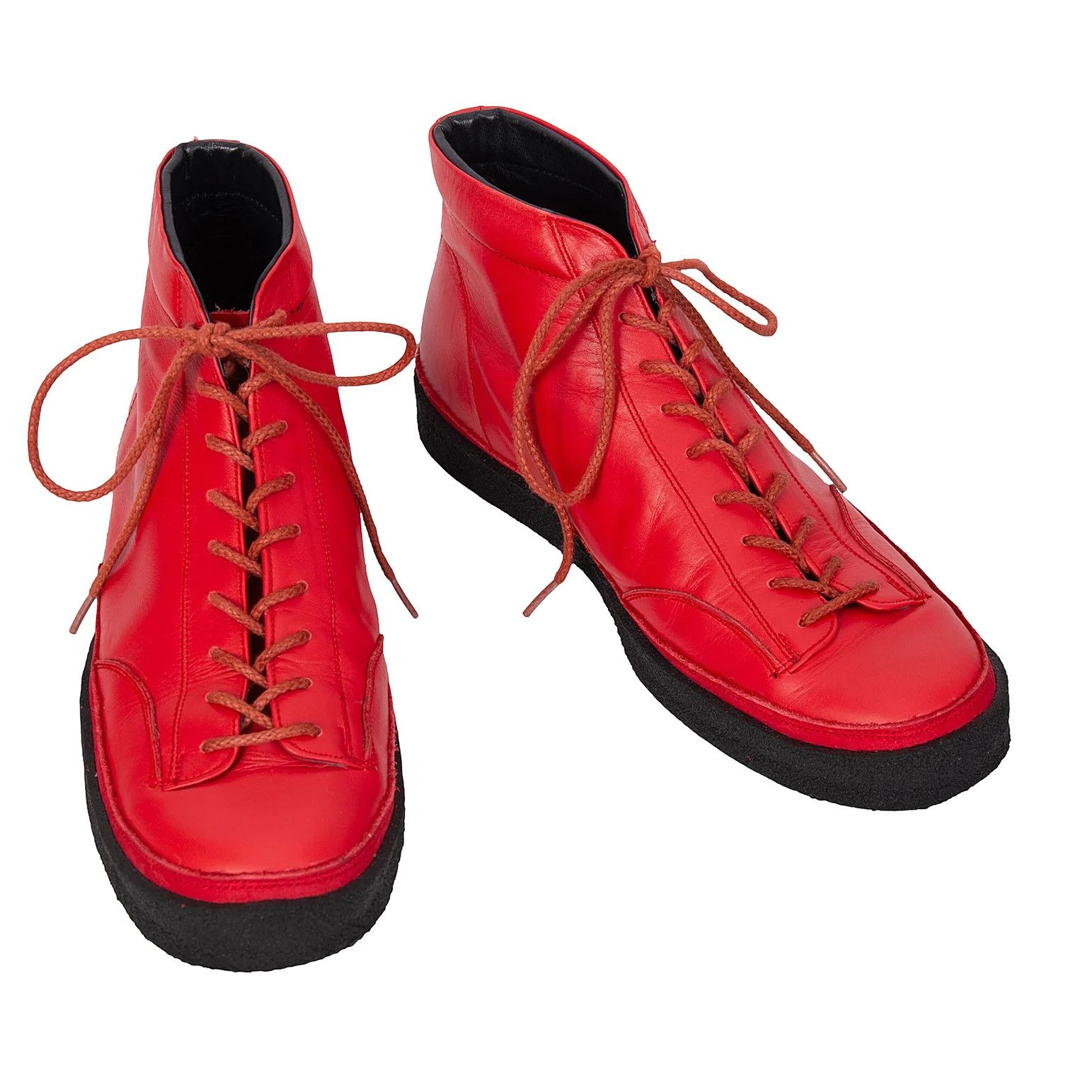 Yohji Yamamoto Yohji Yamamoto Crepe Sole Leather Sneakers Size US 9 / EU 42 - 1 Thumbnail