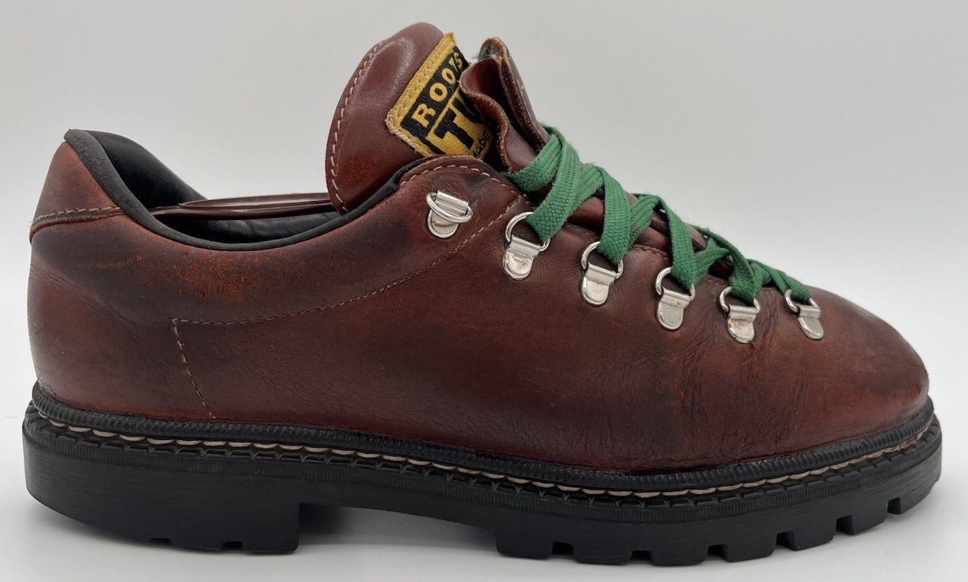 Roots ROOTS TUFF Canada Brown Leather Low Cut Hiking Boots Size 8D Size US 8 / EU 41 - 8 Thumbnail