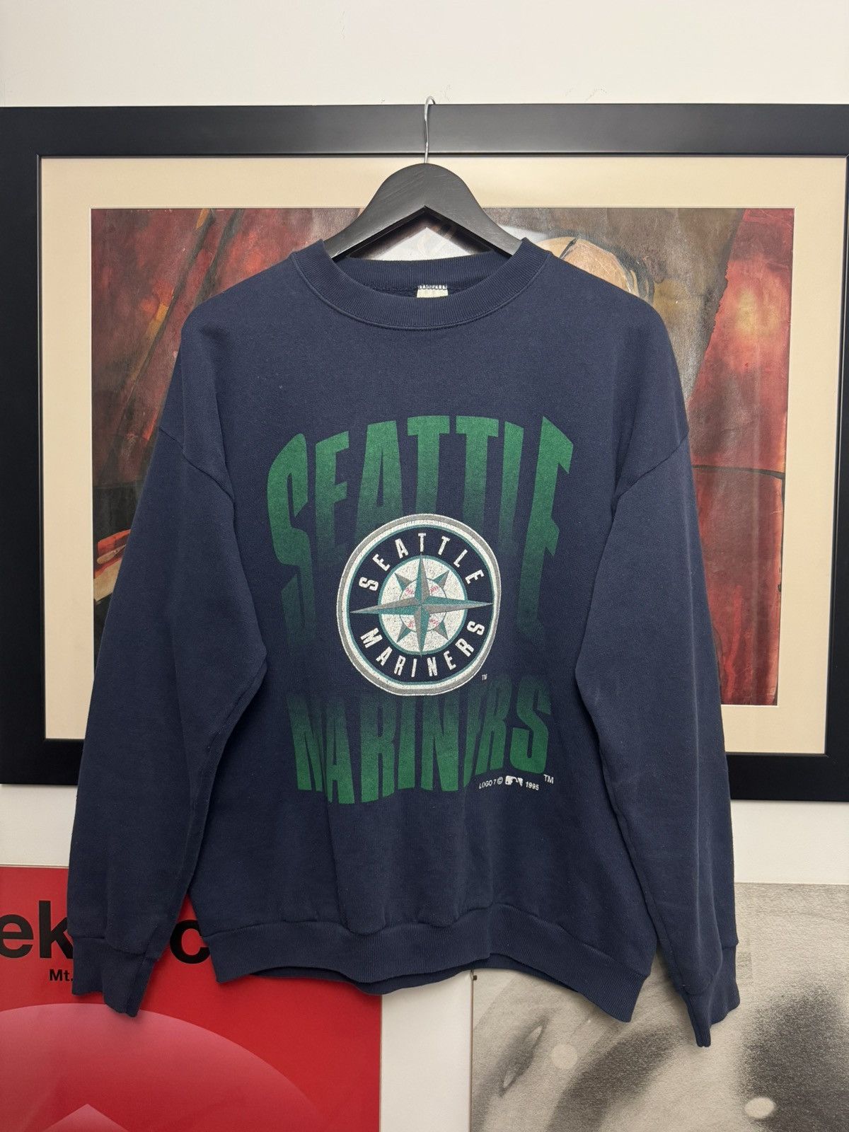 MLB Vintage 90s Seattle Marines Major League Baseball MLB Logo7 Size US L / EU 52-54 / 3 - 1 Thumbnail
