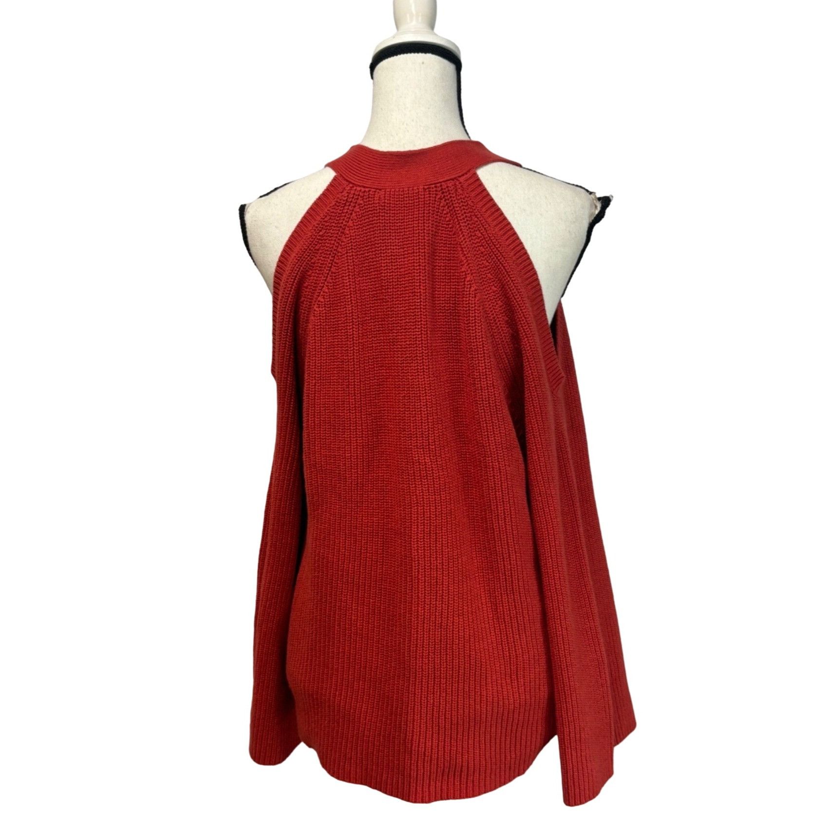 Other Lush Cold Shoulder Cardigan in Cherry Mahogany Sz. M Size M / US 6-8 / IT 42-44 - 4 Thumbnail