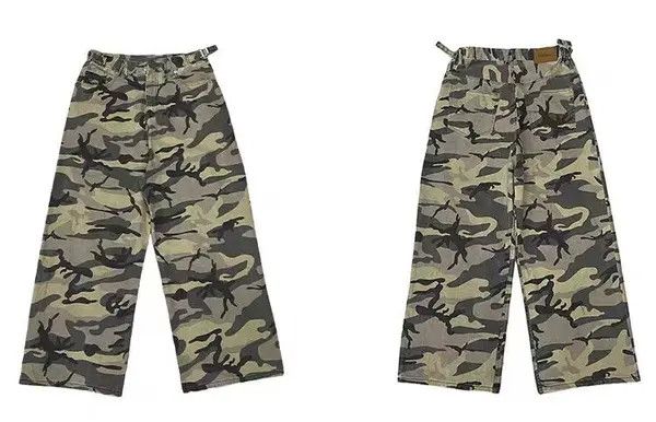VIBE Camouflage Vintage High Street Hip Hop Camo Jeans Size US 30 / EU 46 - 4 Thumbnail
