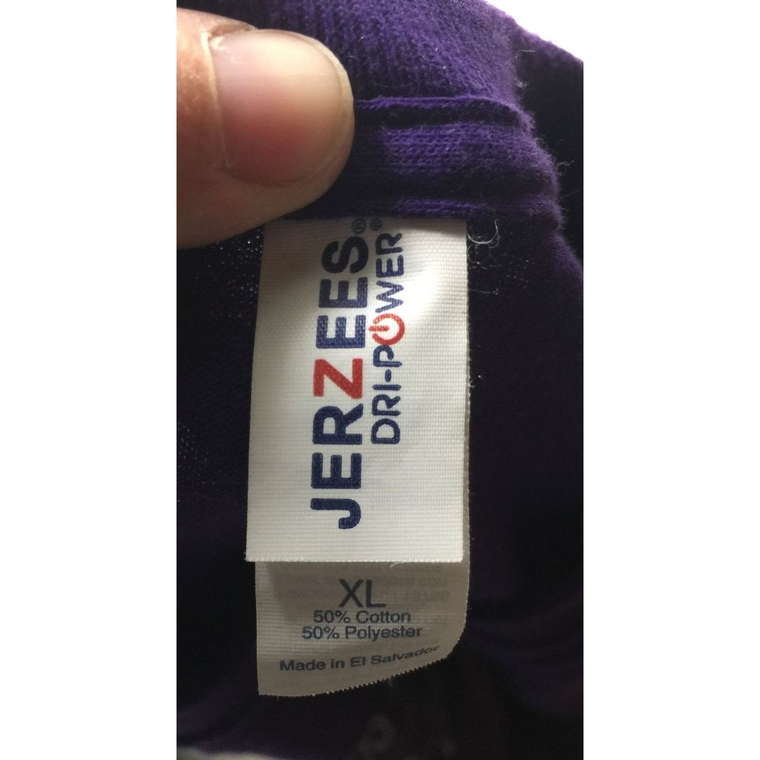 Jerzees FALCON STRUT 2023 ''Jerzees Dri Power'' Brand Size XL Purple Size XL / US 12-14 / IT 48-50 - 4 Thumbnail