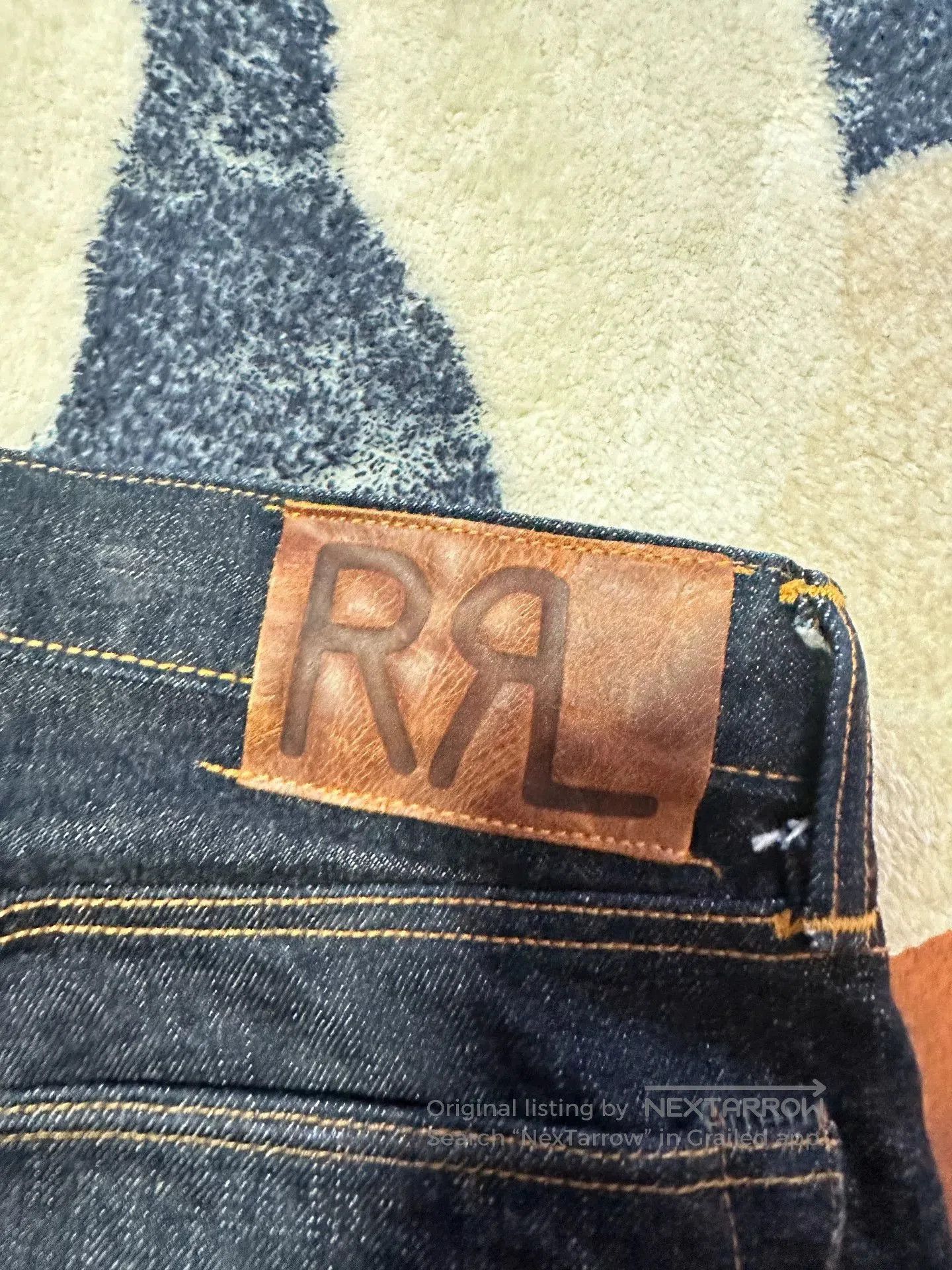 RRL Ralph Lauren RRL Slim Fit Selvedge Jean. Size US 32 / EU 48 - 4 Thumbnail
